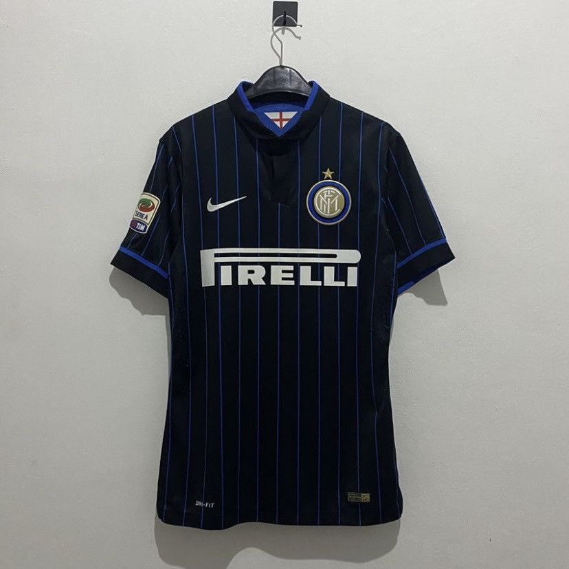 Nike Match Issue Sign Inter Milan 2014-2015 Palacio Soccer Jersey Size US M / EU 48-50 / 2 - 1 Thumbnail