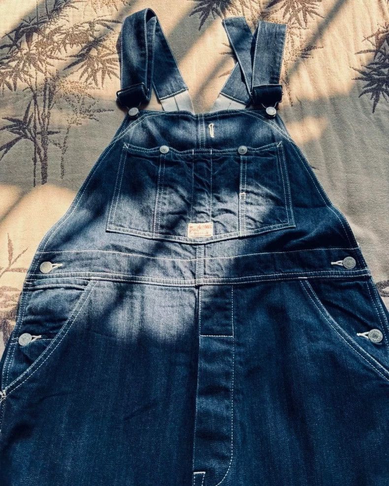 Freewheelers Vintage Freewheelers Bootleggers Denim Overalls-2506 Size US 30 / EU 46 - 1 Thumbnail