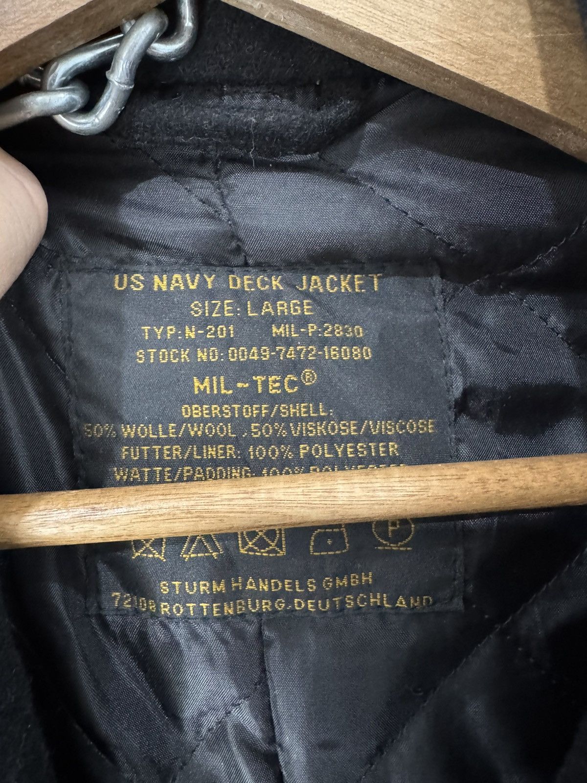 Other US Navy Deck Jacket Double Breasted Coat N-201 Size US L / EU 52-54 / 3 - 3 Thumbnail