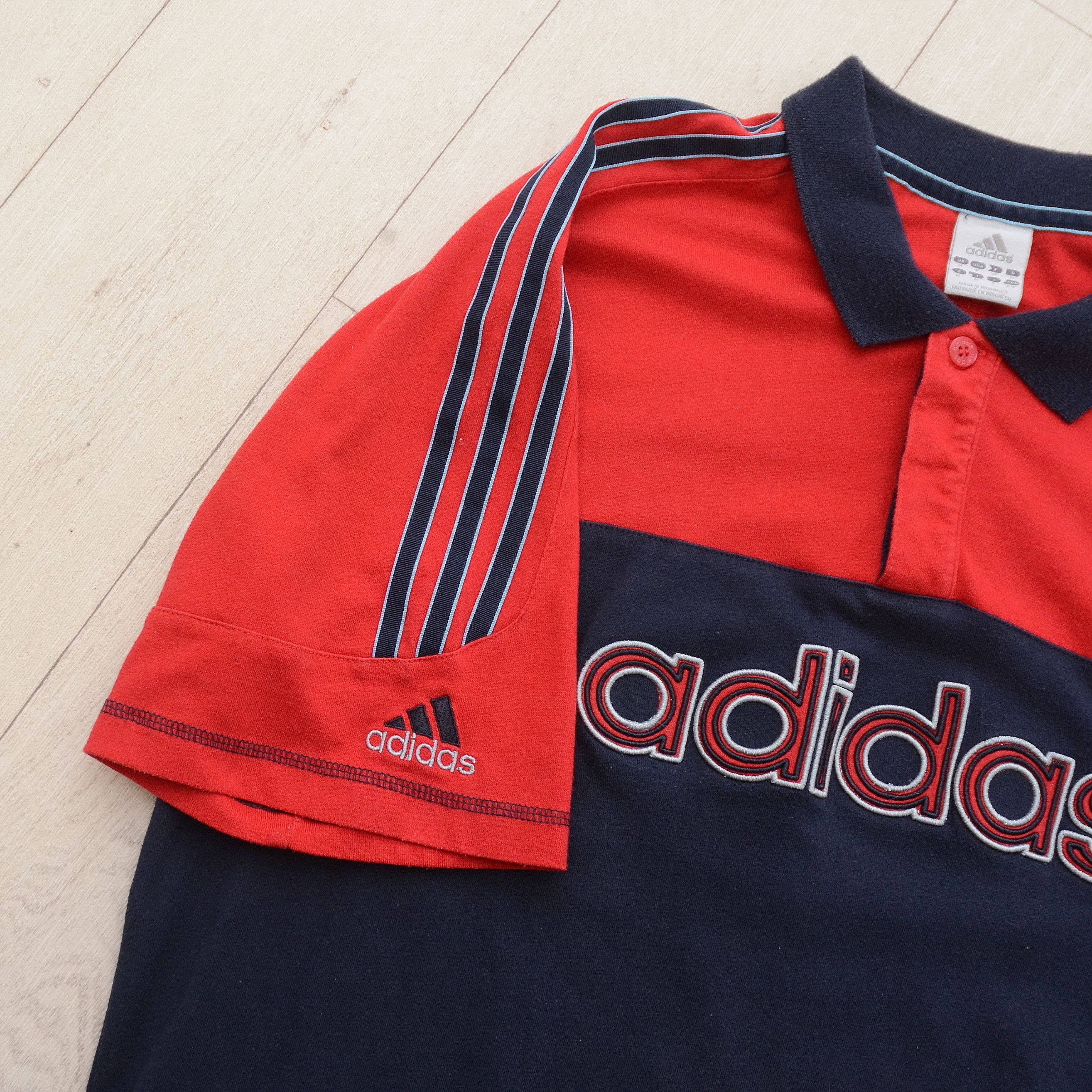 Adidas Vintage Adidas Polo T-shirts Base 90s Y2K Distressed Size US M / EU 48-50 / 2 - 8 Thumbnail