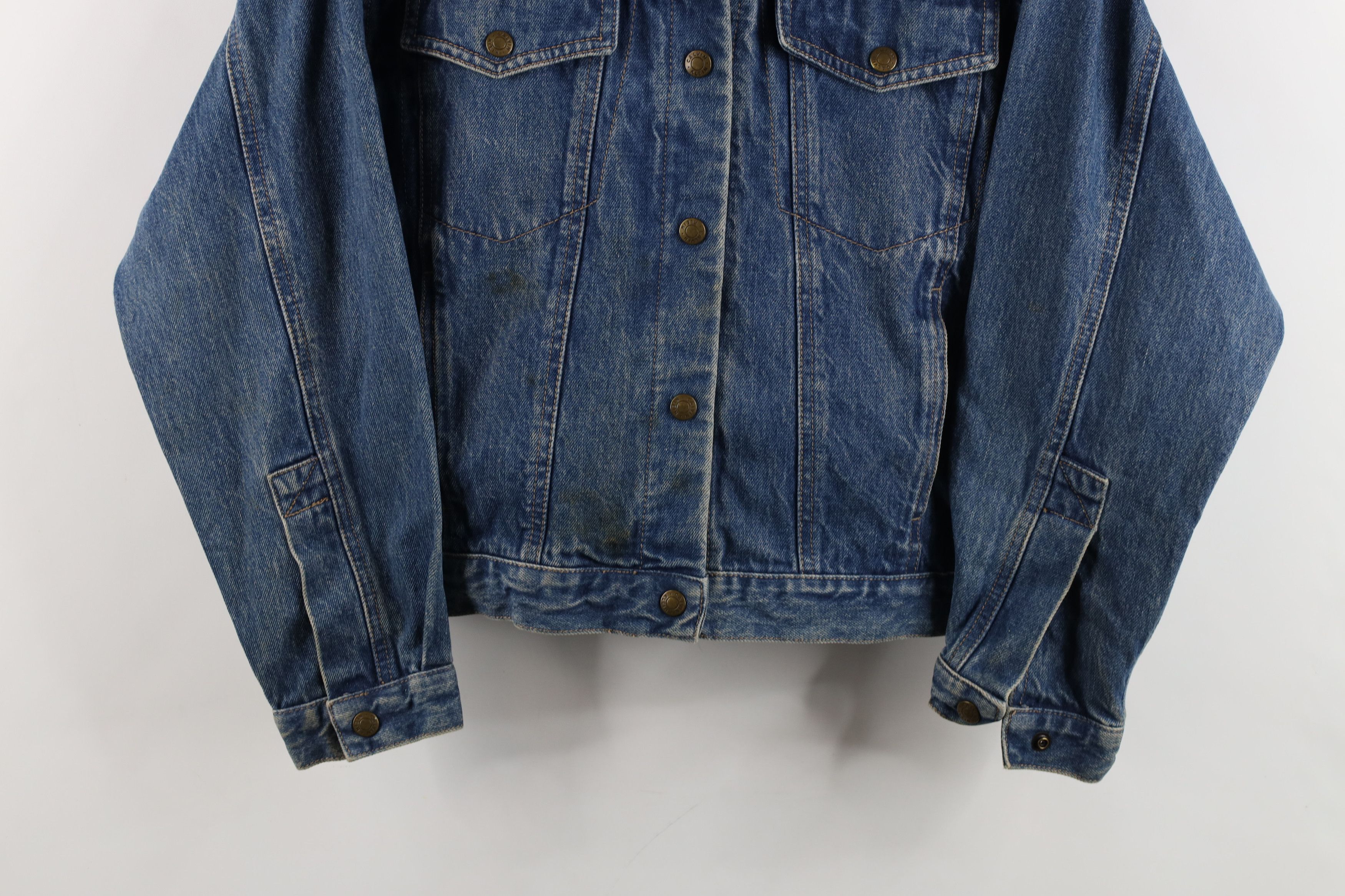 Calvin Klein Vintage 80s 90s Calvin Klein Denim Jean Trucker Jacket USA Size M / US 6-8 / IT 42-44 - 3 Thumbnail