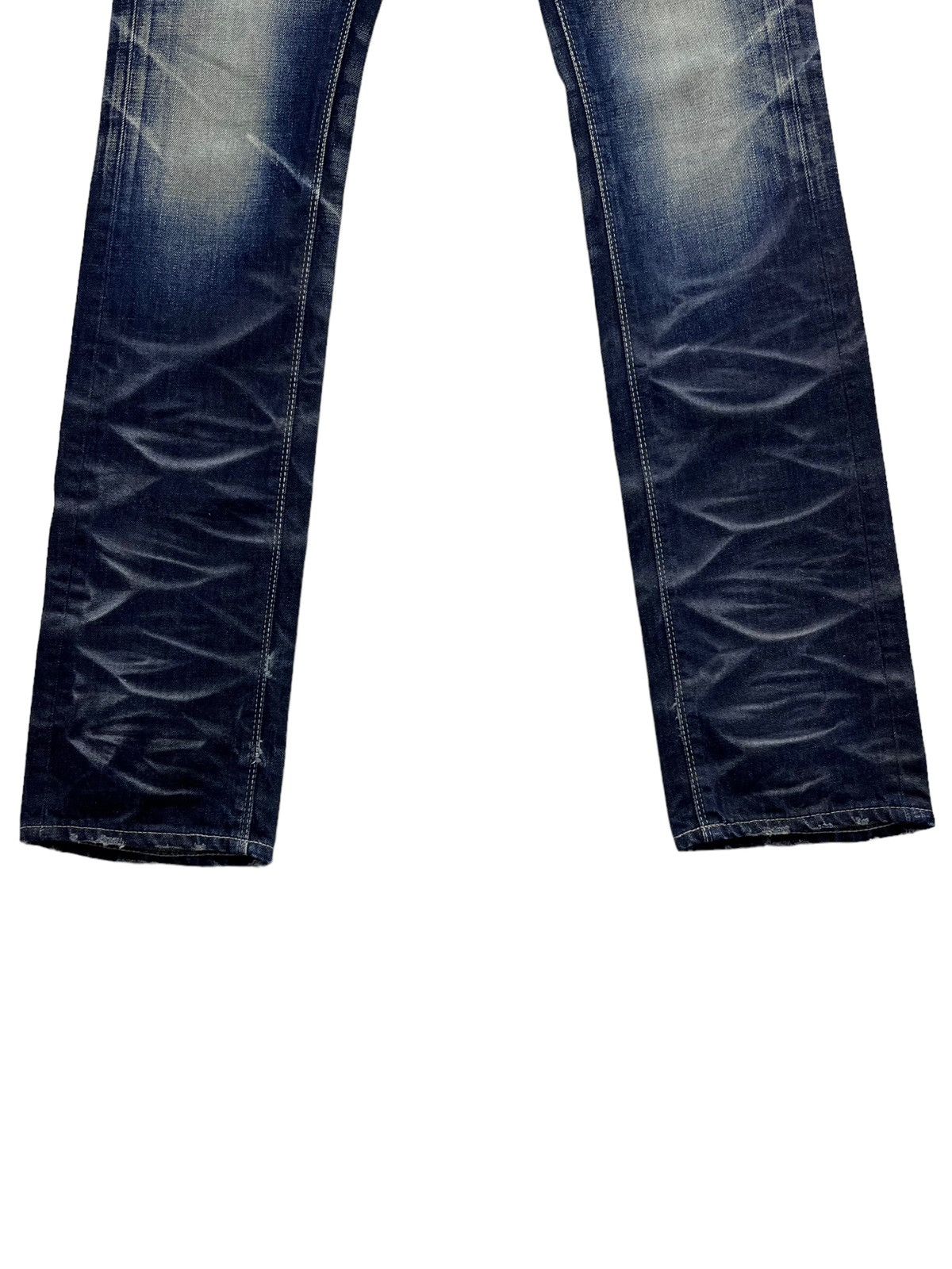 🔥MADE IN JAPAN! Designer FUGA Distressed Whiskered Slim Fit