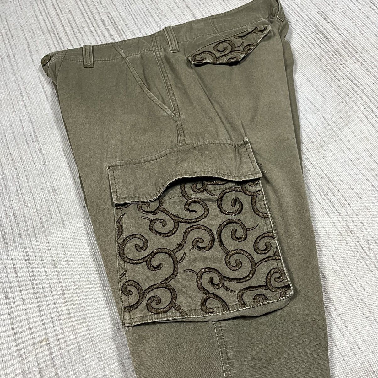 If Six Was Nine × Japanese Brand × Le Grande Bleu (L.G.B.) JapaneseBrand embroidery Army Cargo Pant Size US 34 / EU 50 - 15 Thumbnail