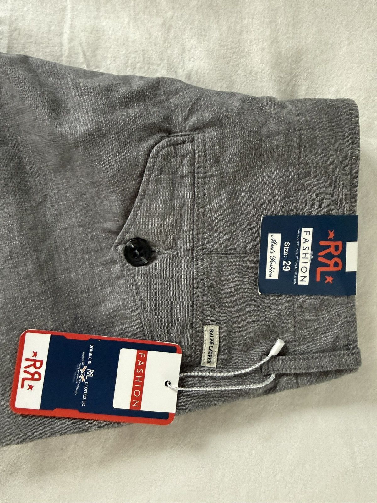 RRL Ralph Lauren Polo Double rl mens chino shorts NWT 29 Size US 29 - 2 Thumbnail