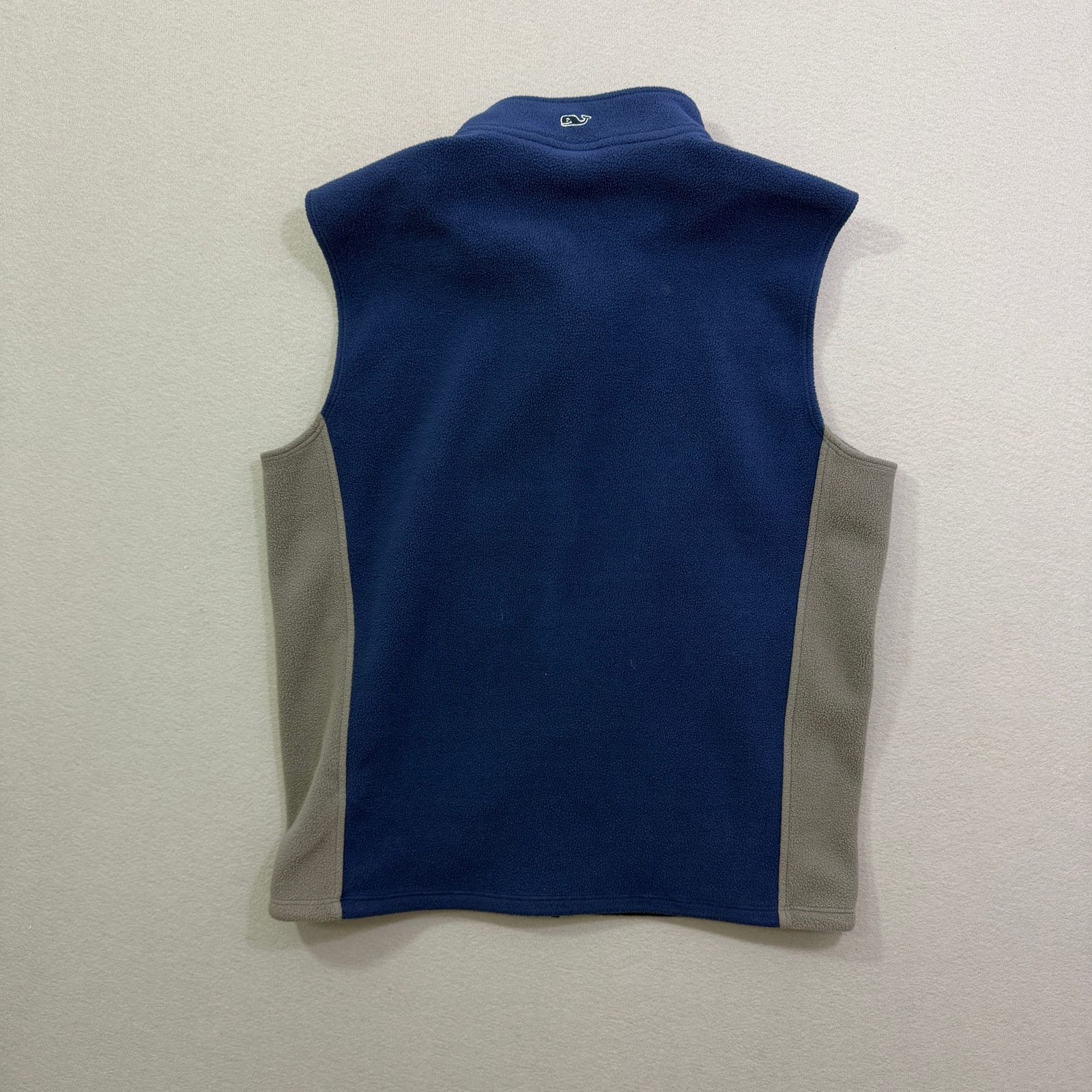 Vineyard Vines Vineyard Vines Fleece Vest Men's Medium Blue Gray Full Zip Size US M / EU 48-50 / 2 - 6 Thumbnail