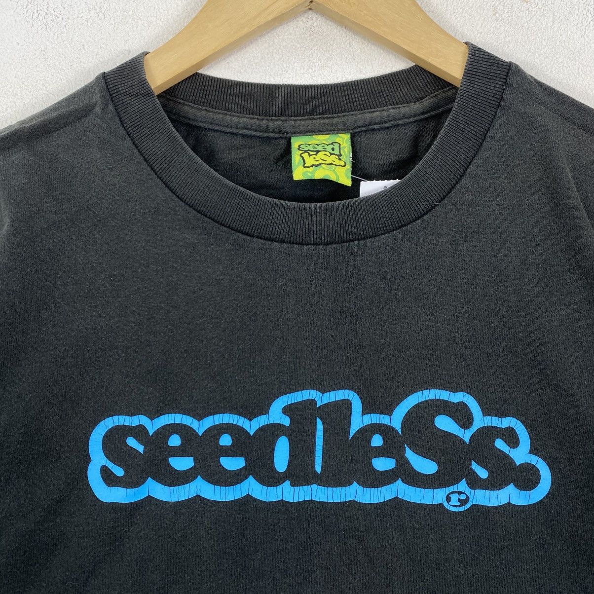 Vintage Vintage SeedleSs Clothing Co T-Shirt Large 90s Streetwear Size US M / EU 48-50 / 2 - 4 Thumbnail