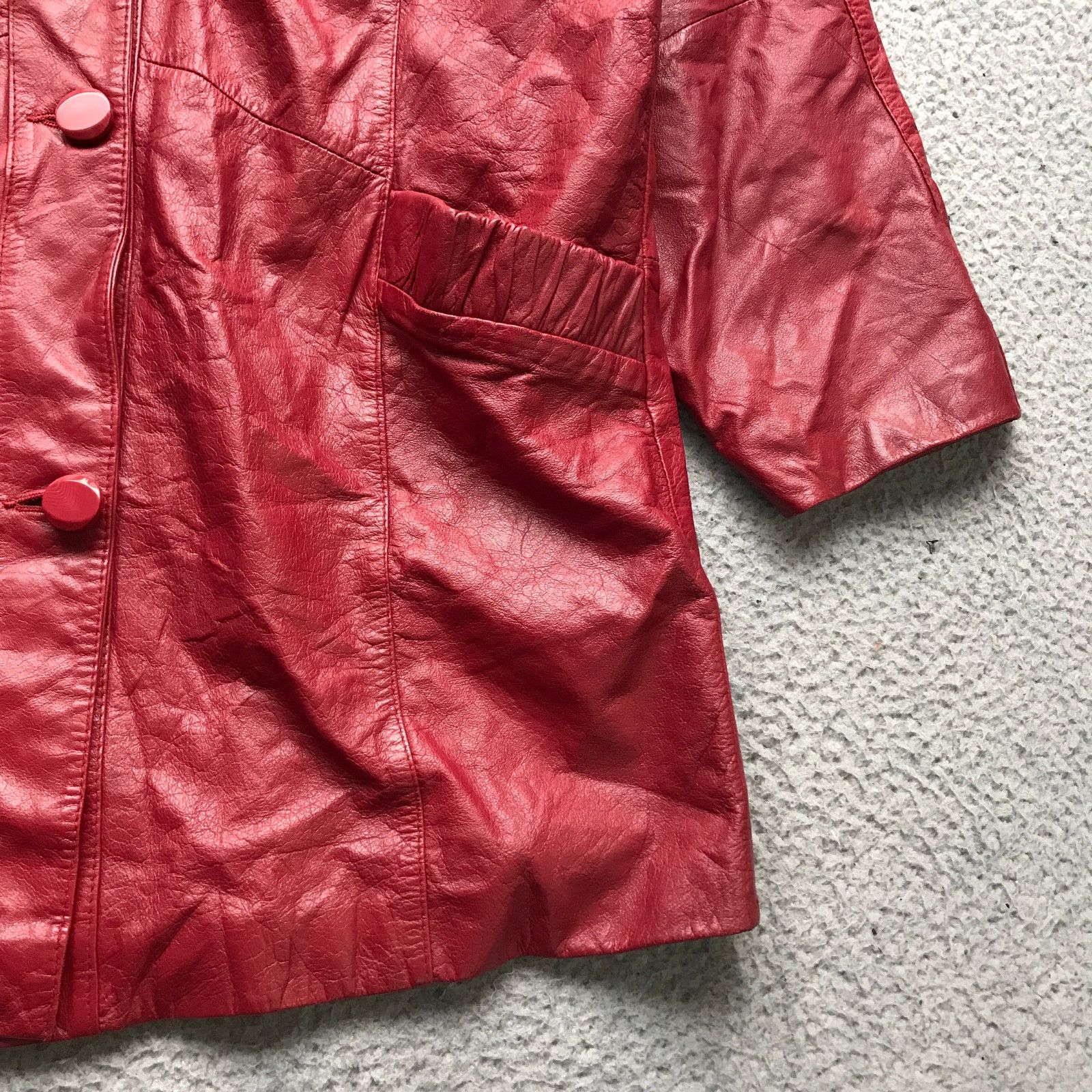 Pelle Pelle Pelle Petite Leather Lined Trench Coat Womens Medium Petite Size M / US 6-8 / IT 42-44 - 4 Thumbnail