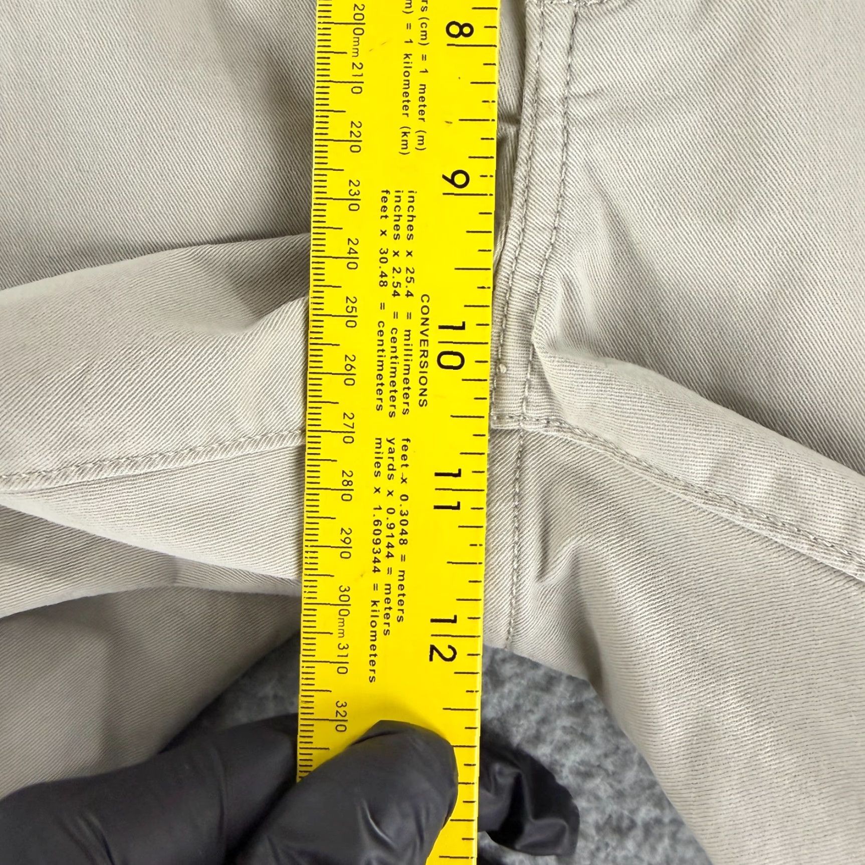 Flint And Tinder Flint and Tinder Chino Pants Mens Size 34x30 Khaki Straight Fit Casual Cotton Size US 34 / EU 50 - 6 Thumbnail