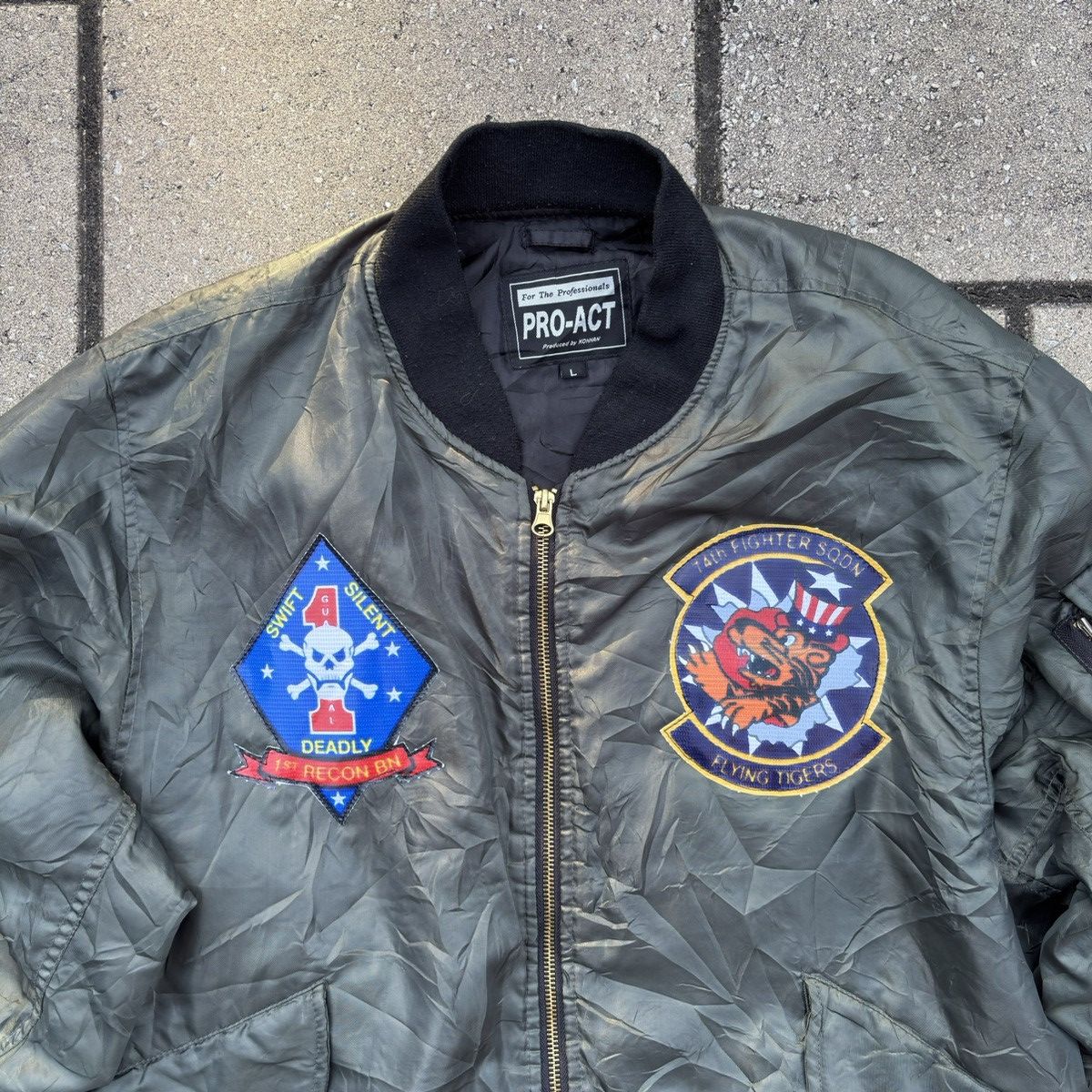 Other Japanese Brand Pro-Act Produced by Kohnan Bomber Jacket Size US L / EU 52-54 / 3 - 2 Thumbnail
