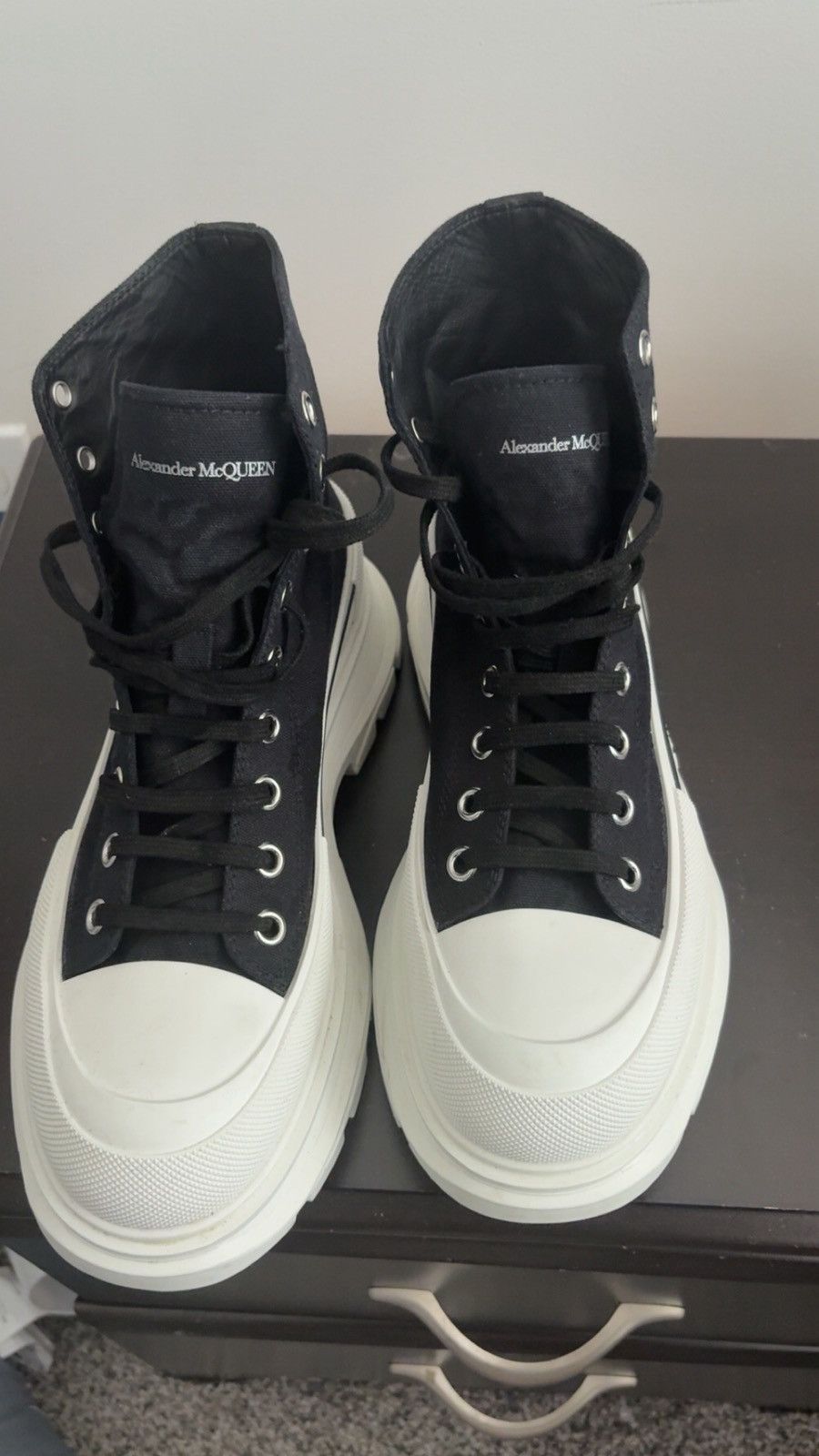 Alexander McQueen Alexander McQueen Tread Slick High Boots Size 11.5 Size US 11.5 / EU 44-45 - 1 Thumbnail