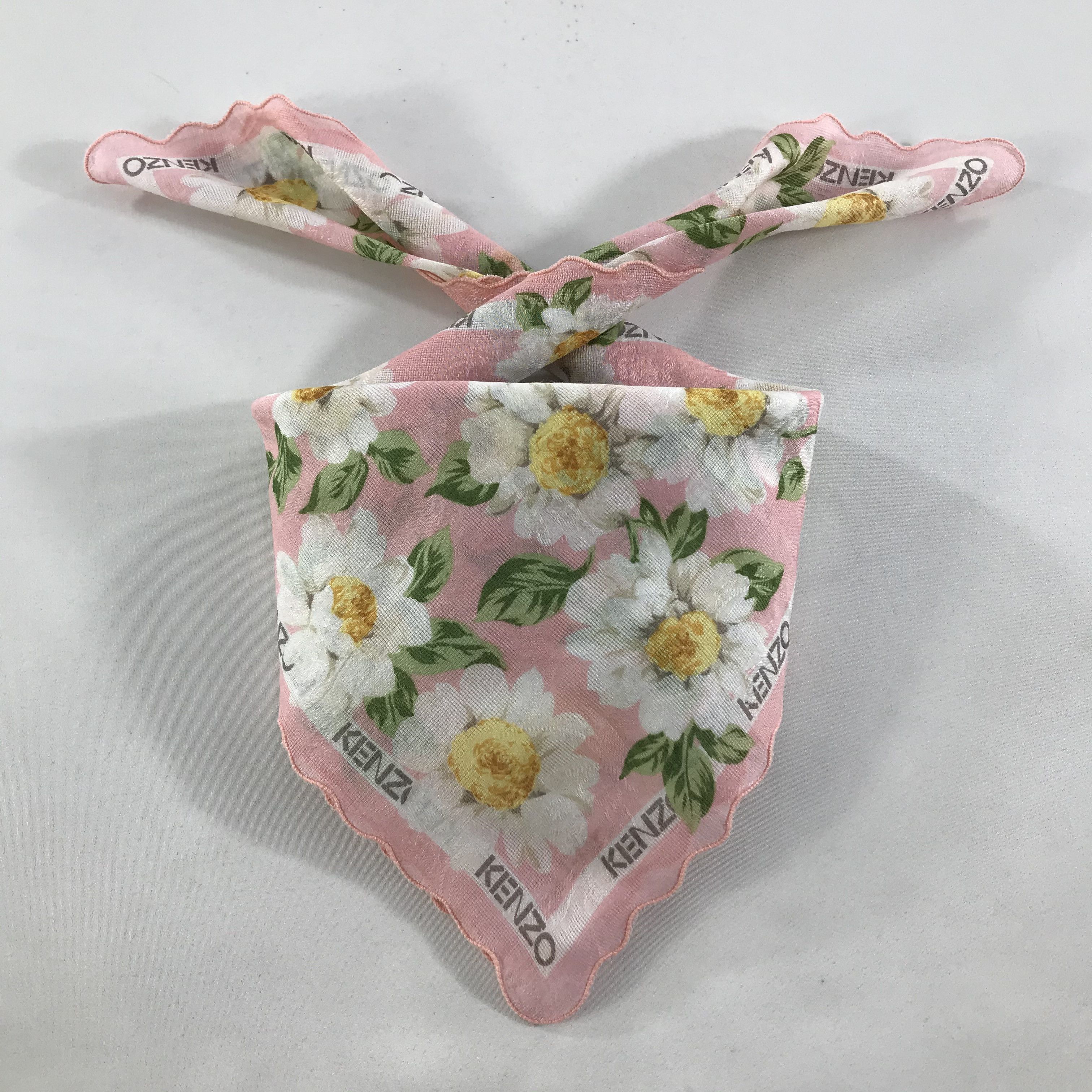 Kenzo × Vintage Kenzo Bandana / Handkerchief / Neckerchief - S1304 Size ONE SIZE - 3 Thumbnail