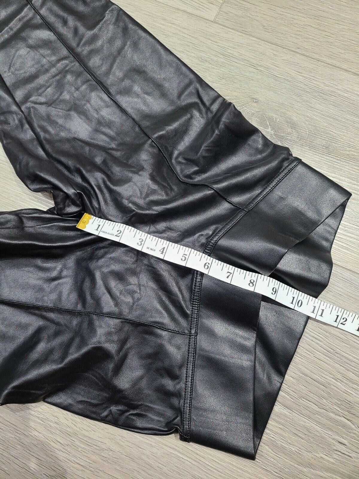 Other Hue Faux Leather Leggings Small New Skinny Stretch black Size 28" / US 6 / IT 42 - 5 Thumbnail