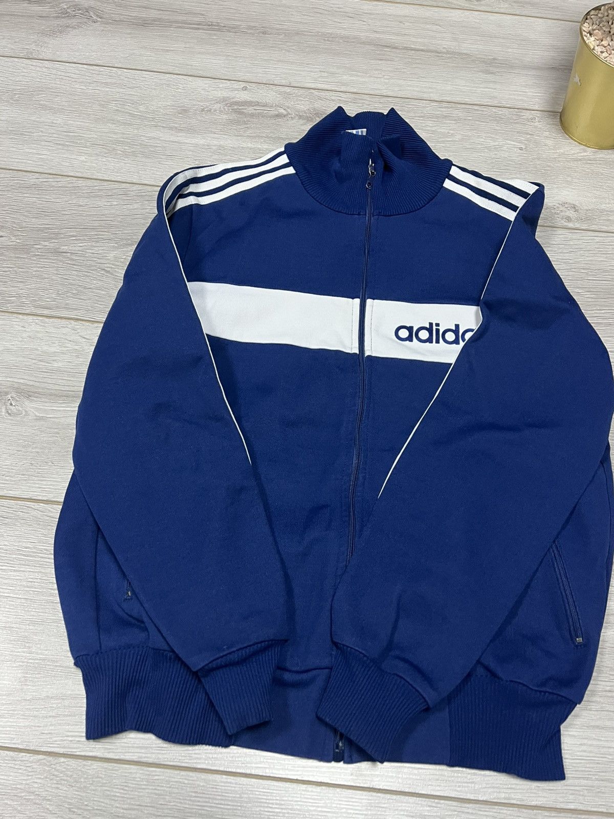 Adidas Adidas Yugoslavia vintage track jacket zip stripes Size US L / EU 52-54 / 3 - 6 Thumbnail
