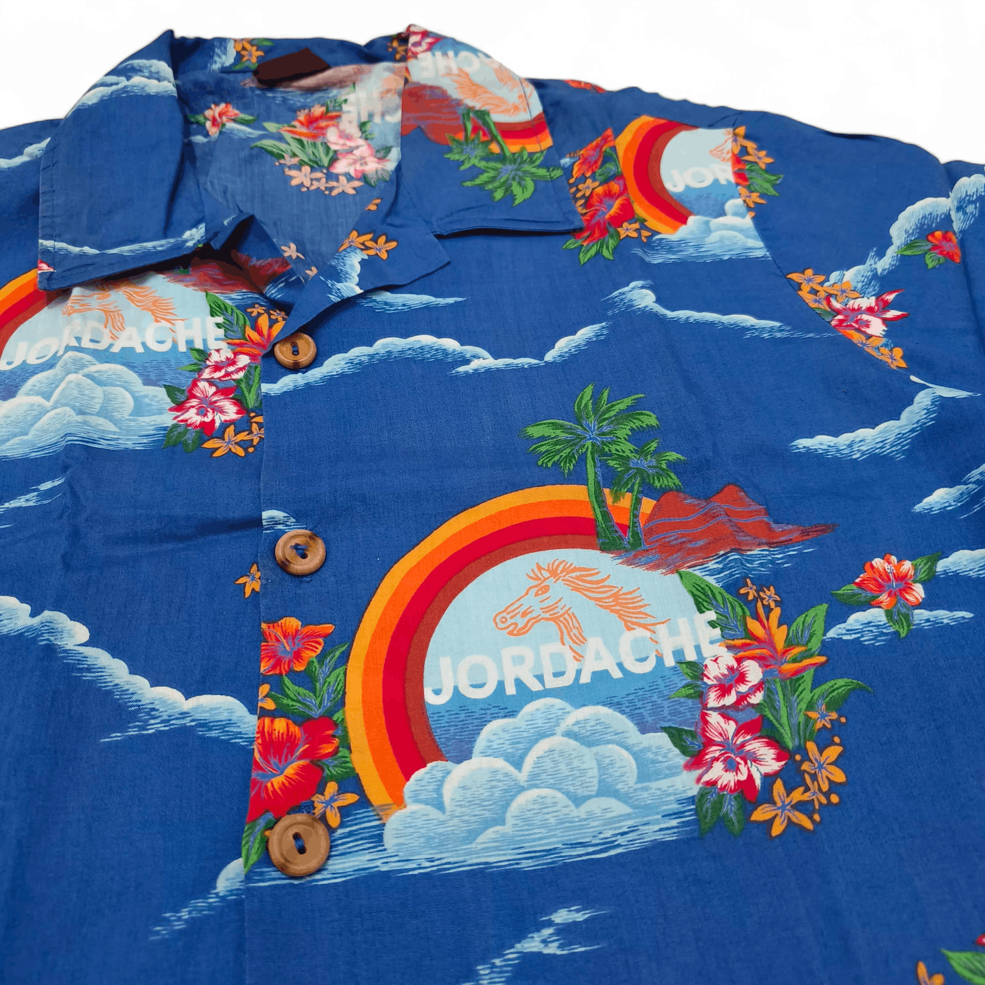 Jordache Vintage Jordache Hawaiian Aloha Shirt Size US M / EU 48-50 / 2 - 3 Thumbnail