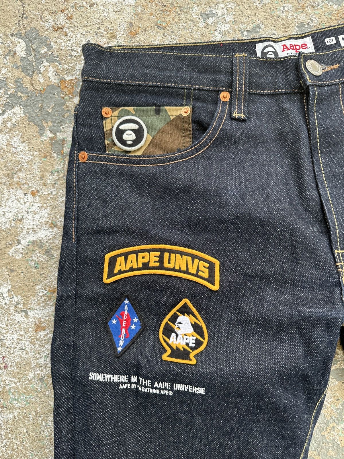 Aape Aape Patches Jeans Size US 32 / EU 48 - 2 Thumbnail