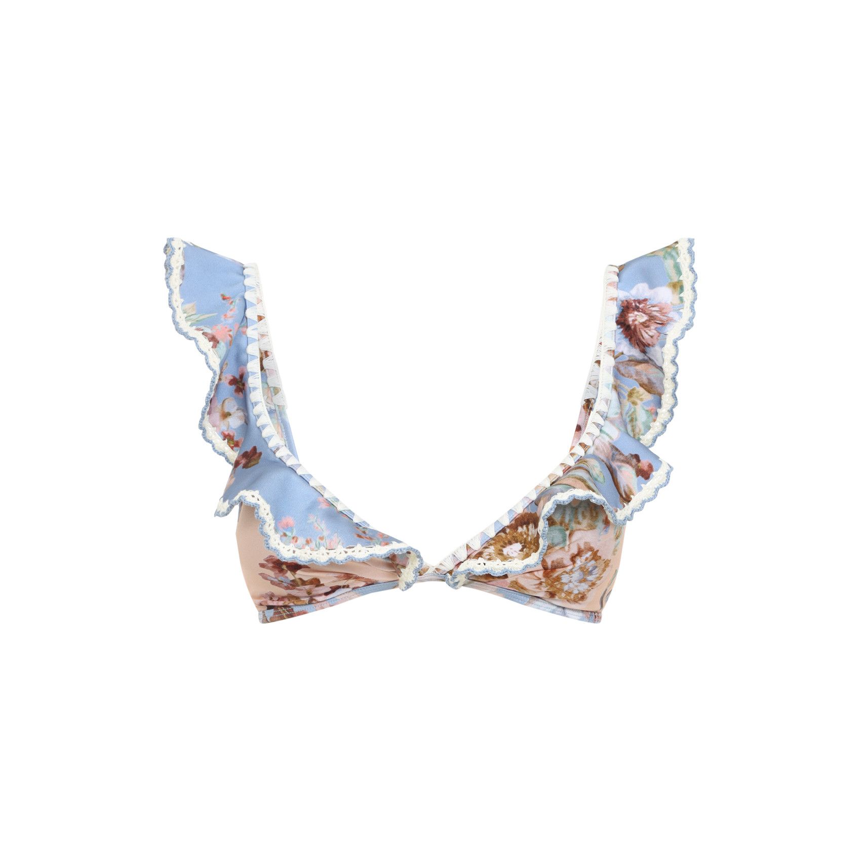 Zimmermann Zimmermann Awaken Crochet Tri Bikini Top Size XS / US 0-2 / IT 36-38 - 1 Thumbnail