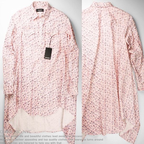 Dsquared2 A/W 2017 DSQUARED2 FLOWER FLORAL PATTERN WESTERN LONG SHIRT Size US L / EU 52-54 / 3 - 3 Thumbnail