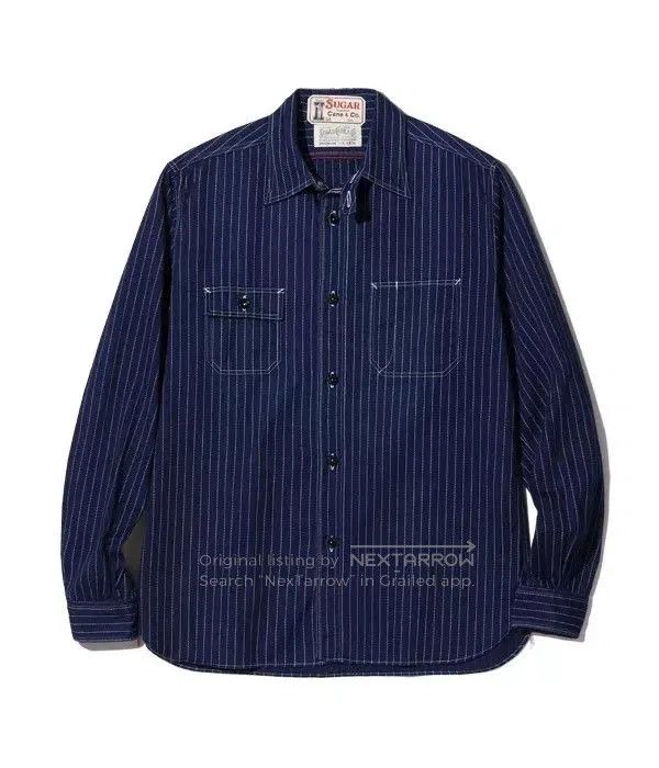 Sugar Cane Sugar Cane Wabash Striped Long Sleeve Shirt. Size US S / EU 44-46 / 1 - 1 Thumbnail