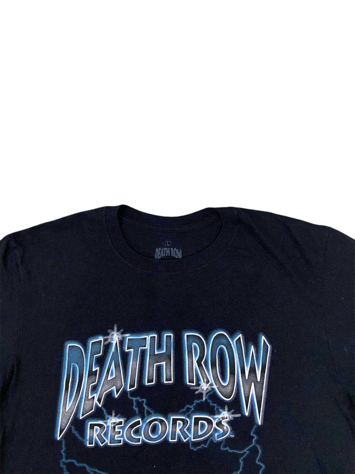 Death Row Records × Rap Tees × Vintage Death Row Records Lightning Tshirt Size US L / EU 52-54 / 3 - 2 Thumbnail