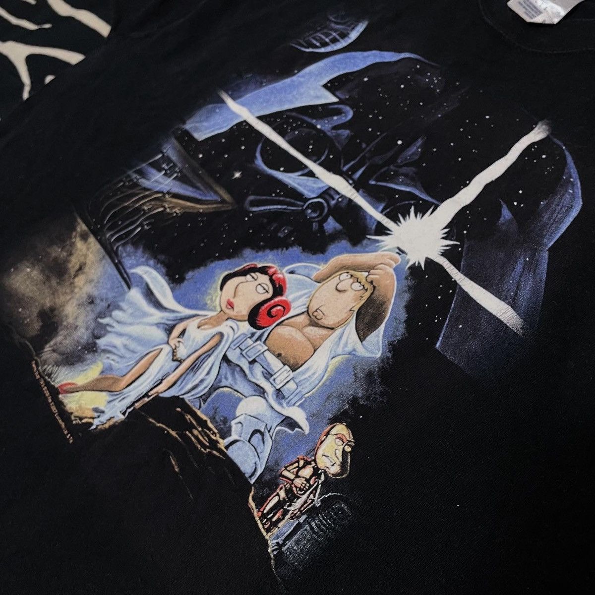 Jerzees × Star Wars × Vintage Vintage 2007 Family Guy Star wars Promo Tee Size US L / EU 52-54 / 3 - 4 Thumbnail