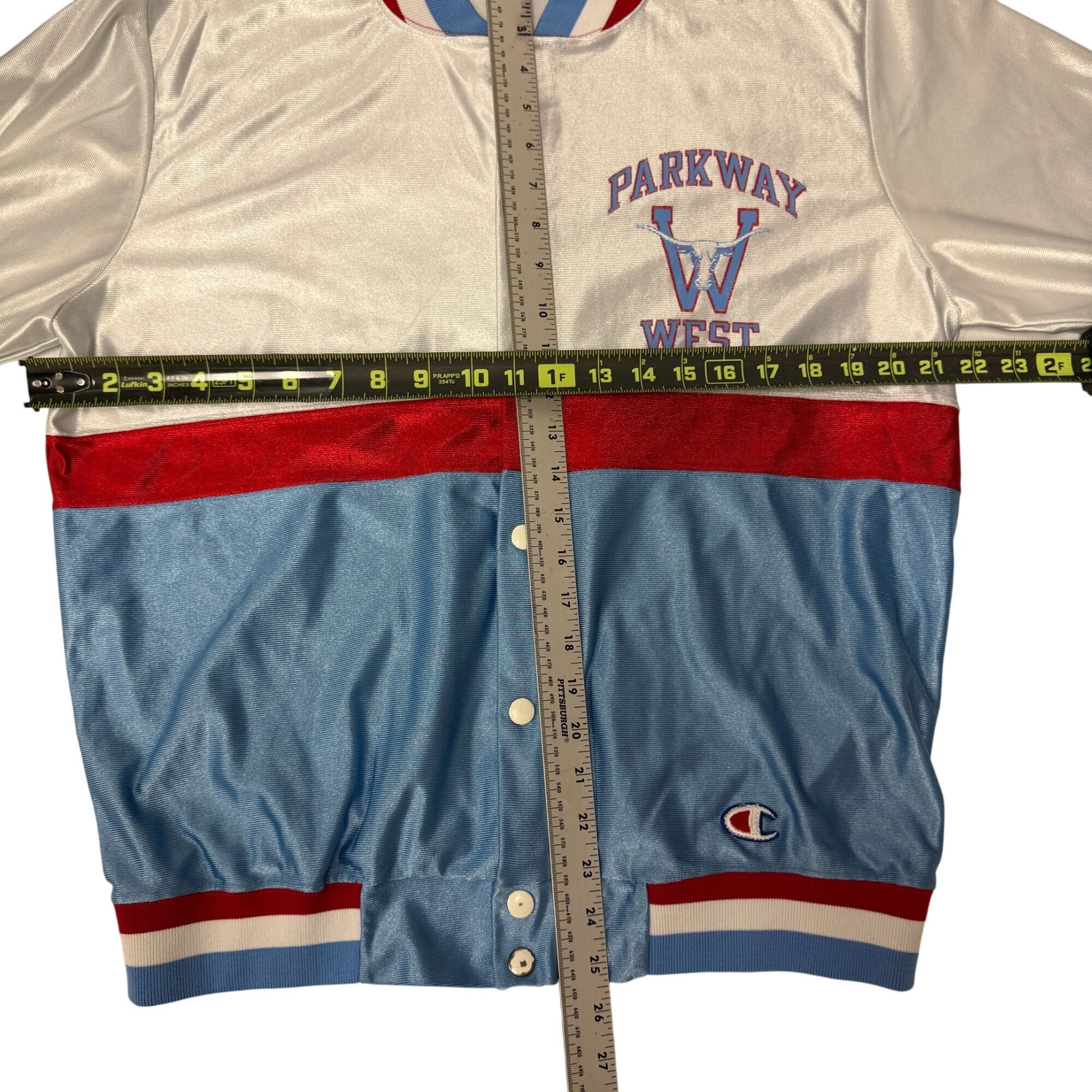 Champion 90's Champion SHINY Parkway West LONGHORNS Coaches Jacket Size US L / EU 52-54 / 3 - 8 Thumbnail