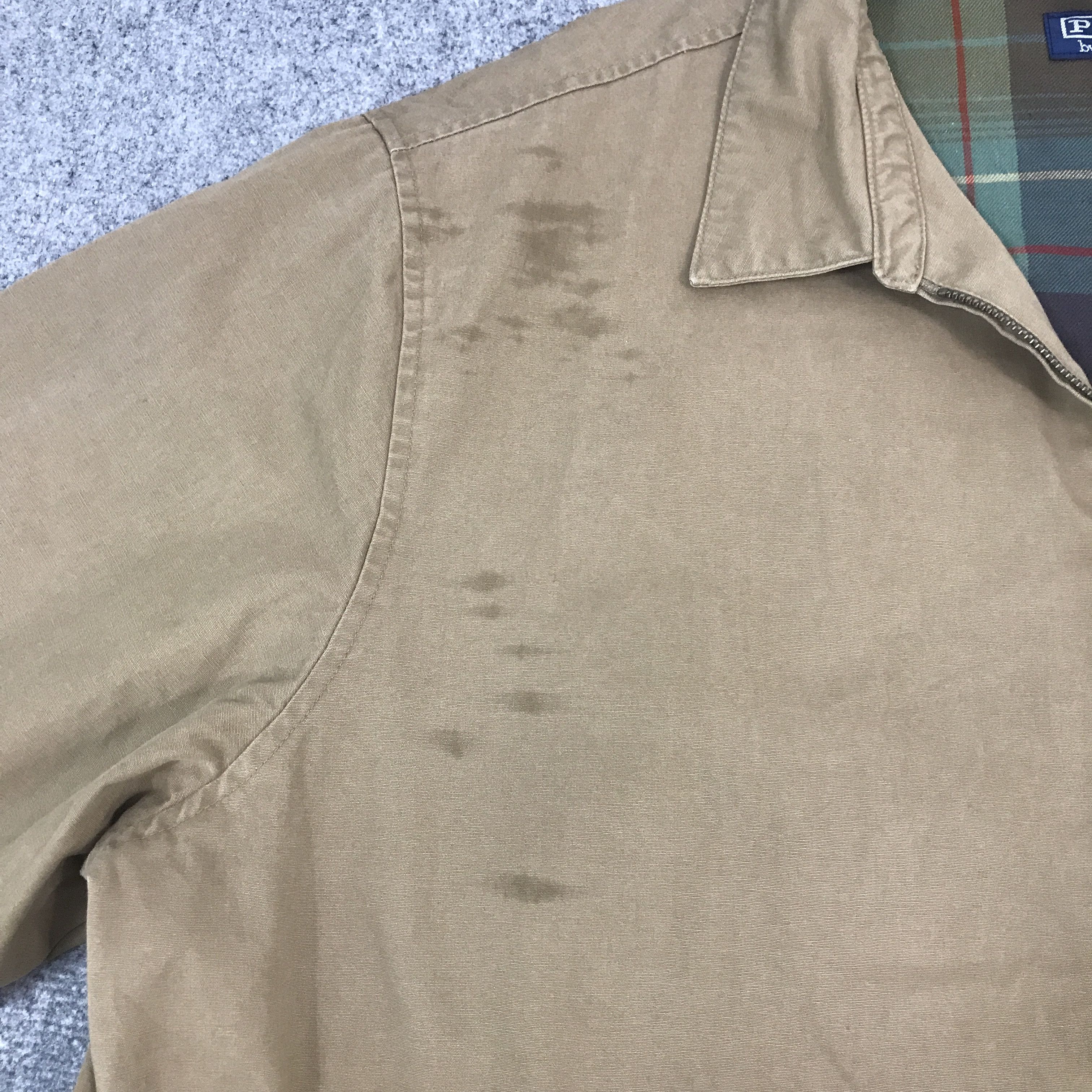 Polo Ralph Lauren × Vintage Vtg Polo Ralph Lauren Brown Zipper Jacket Size US XXL / EU 58 / 5 - 11 Thumbnail