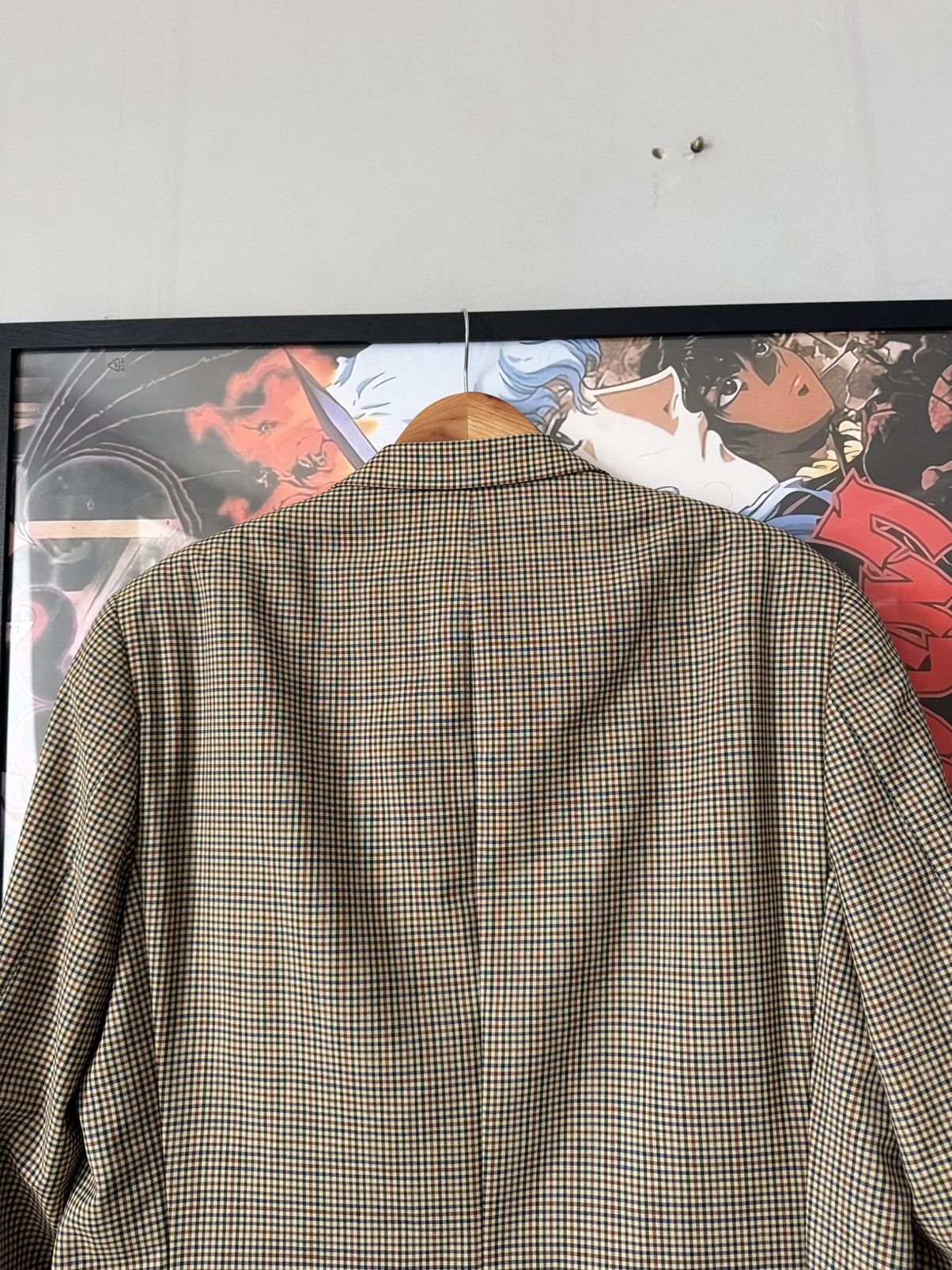 Burberry Burberrys vintage blazer retro suit basic Size 54R - 15 Thumbnail