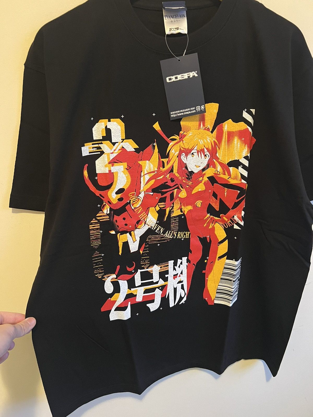 Anime × Japanese Brand × Vintage VINTAGE NEON GENESIS EVANGELION ANIME ASUKA LANGLEY T-SHIRT Size US XL / EU 56 / 4 - 6 Thumbnail
