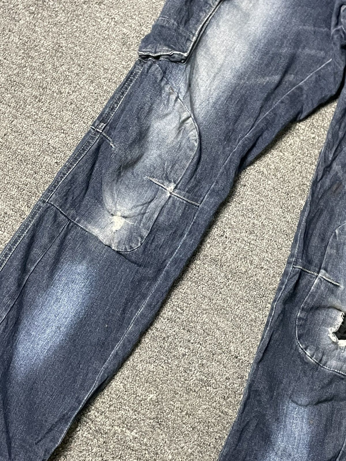 Japanese Brand × Vintage Japanese Brand Multi pocket Cargo Jeans (83) Size US 32 / EU 48 - 2 Thumbnail