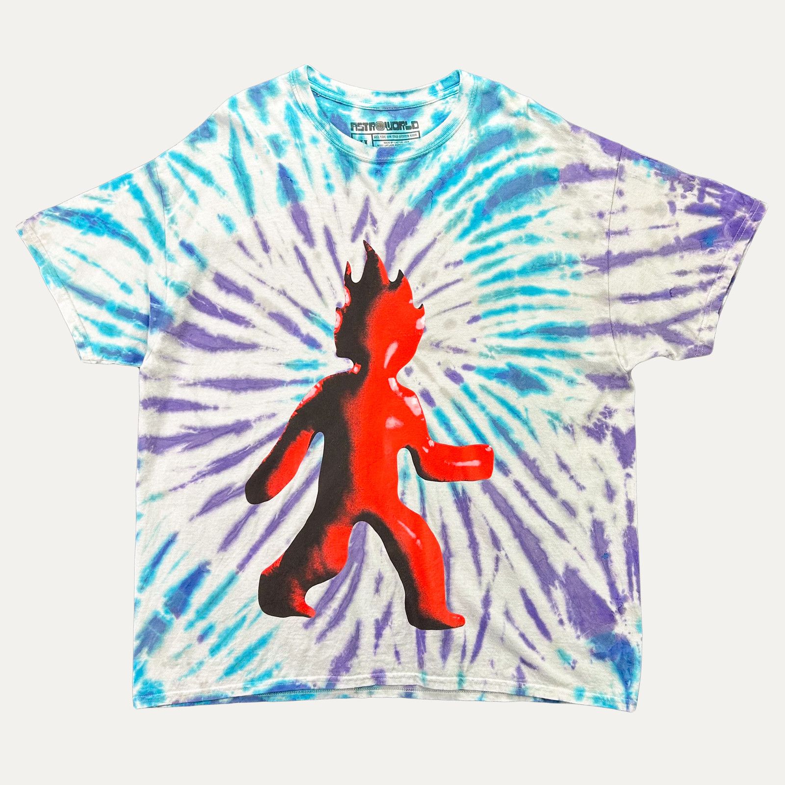 Travis Scott Travis Scott Flame T-Shirt Size US XL / EU 56 / 4 - 1 Thumbnail