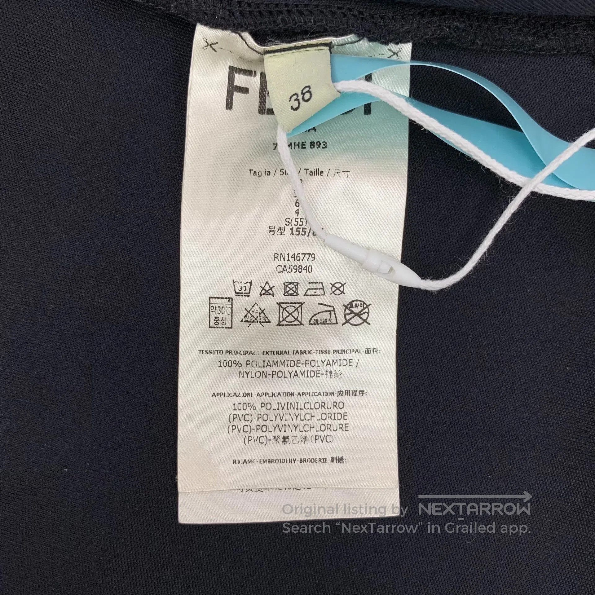 Fendi Fendi Black Karl Hooded Sweatshirt. Size S / US 4 / IT 40 - 6 Thumbnail
