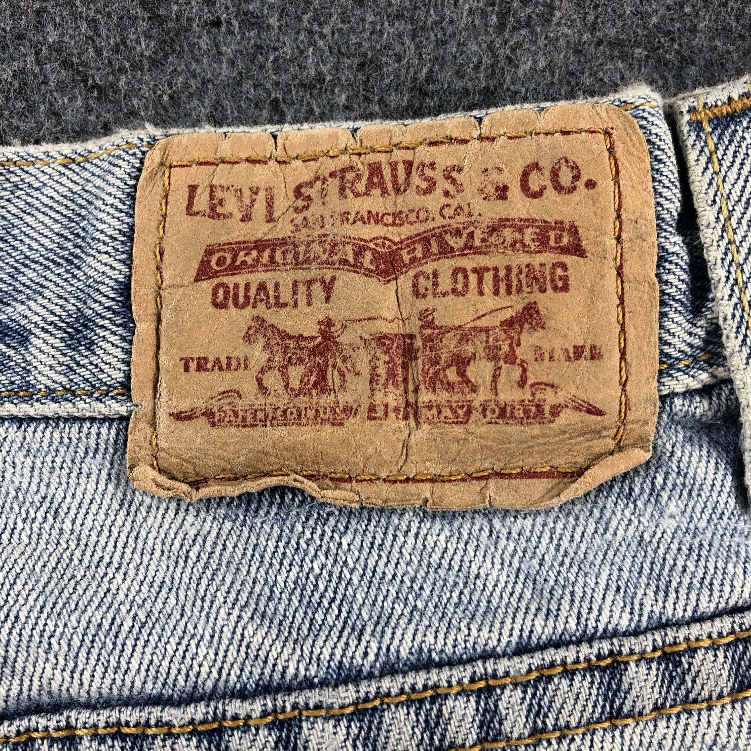 Levi's Vintage Light Wash Levis 550 Jeans-J2463 Size US 32 / EU 48 - 5 Thumbnail