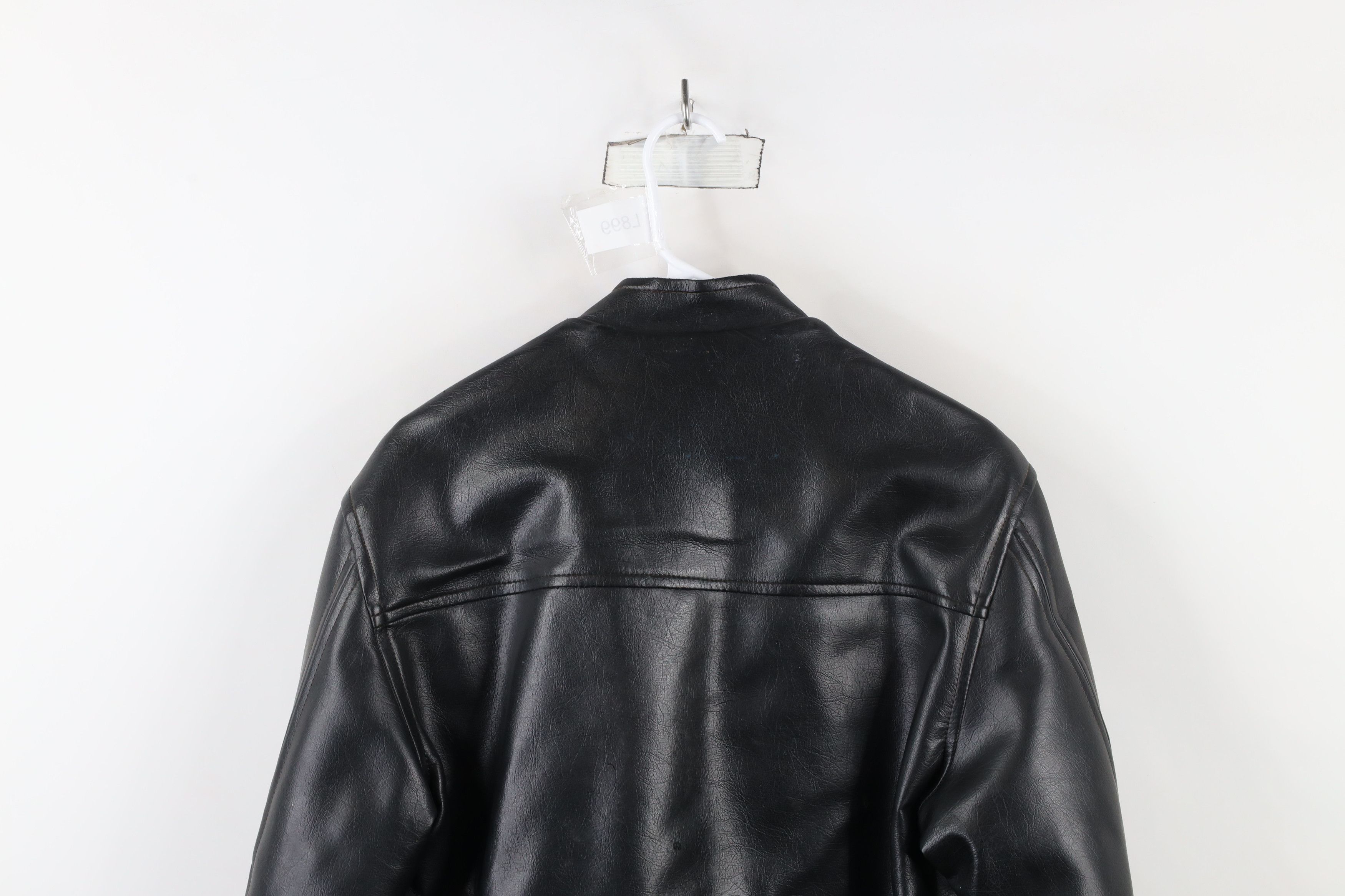 Vintage Vintage 60s 70s Streetwear Leather Cafe Racer Jacket Japan Size US L / EU 52-54 / 3 - 14 Thumbnail