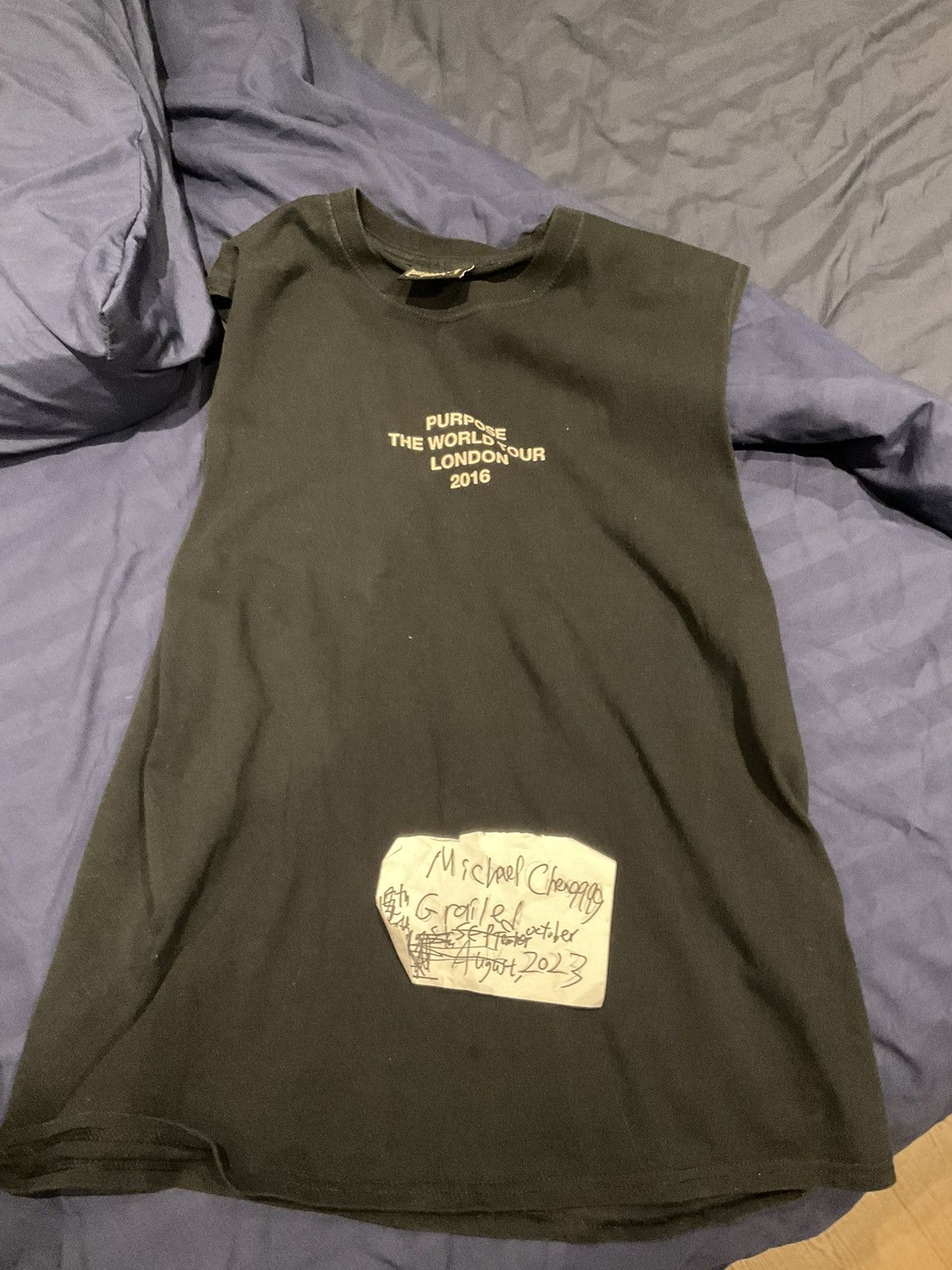 Justin Bieber Justin Bieber 2016 Selfridges purpose tour mark my word vest Size US XL / EU 56 / 4 - 1 Thumbnail