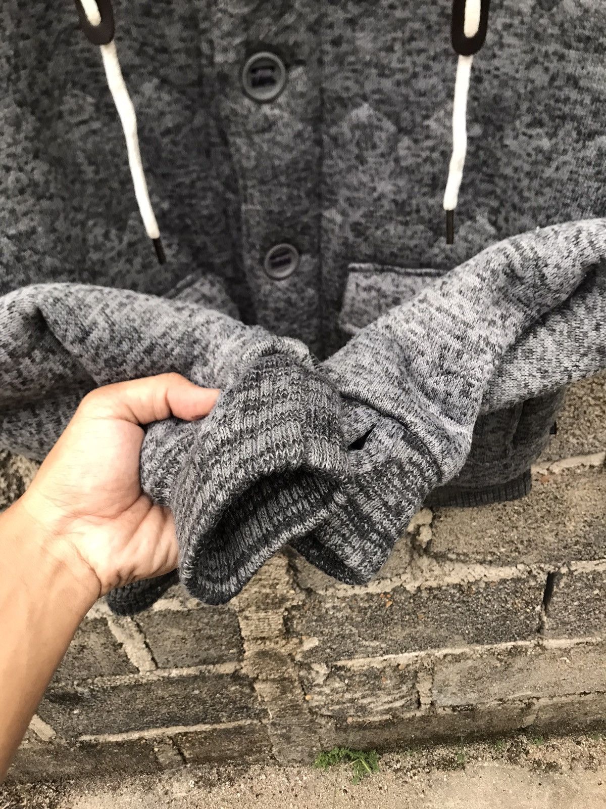 Billabong 🔥Vintage Y2K Billabong Button Fur Hoodie Jacket Size US M / EU 48-50 / 2 - 6 Thumbnail