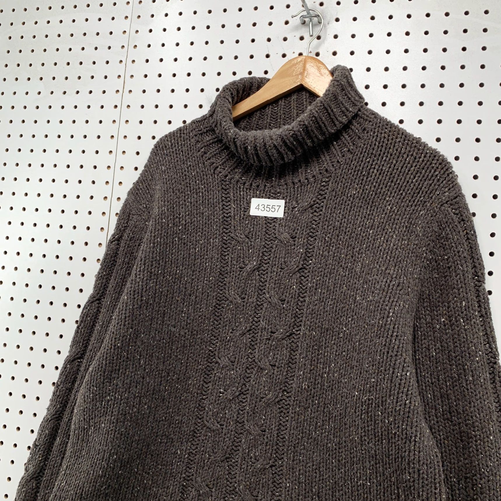 Gap VINTAGE Gap Cable Knit Turtleneck Sweater Pullover Mens XL Brown Speckled Hong Kong Pullover Mens XL Brown Speckled 90s, Gap, Sweater, Mens Size US XL / EU 56 / 4 - 4 Thumbnail