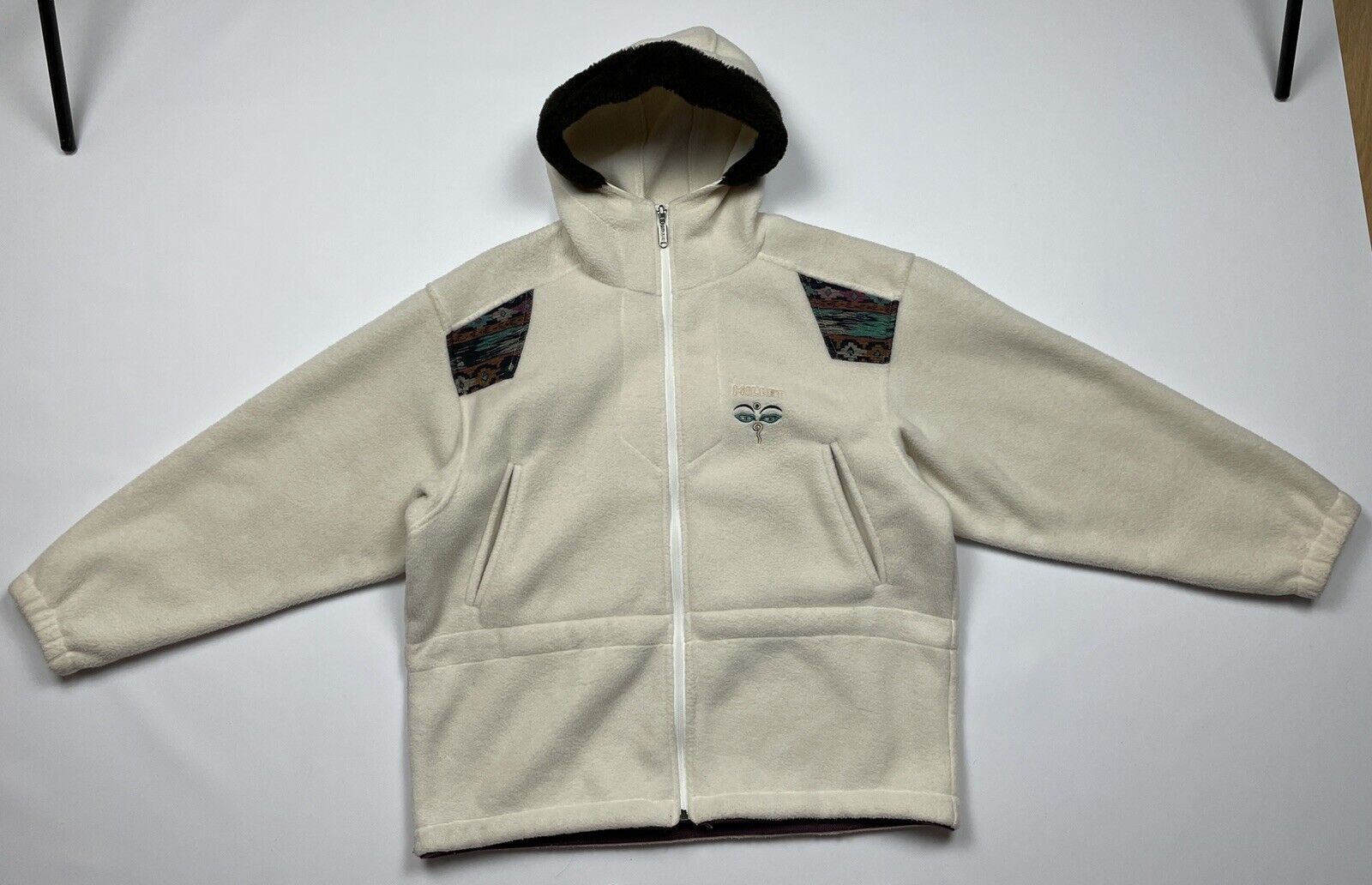 Vintage MILLET VINTAGE FLEECE SWEATER JACKET WOMEN FULL ZIP HOODIE