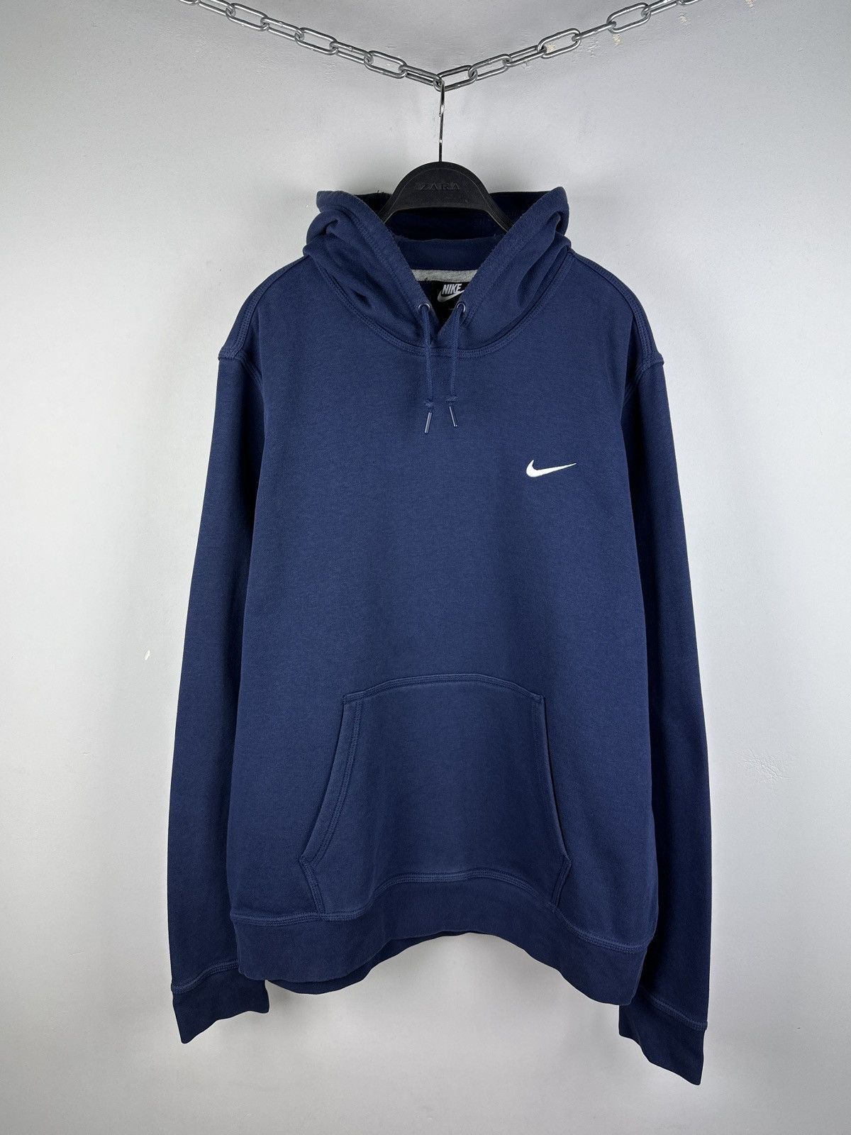 Nike × Vintage Y2K Nike Swoosh Logo Hoodie Size US XL / EU 56 / 4 - 1 Thumbnail