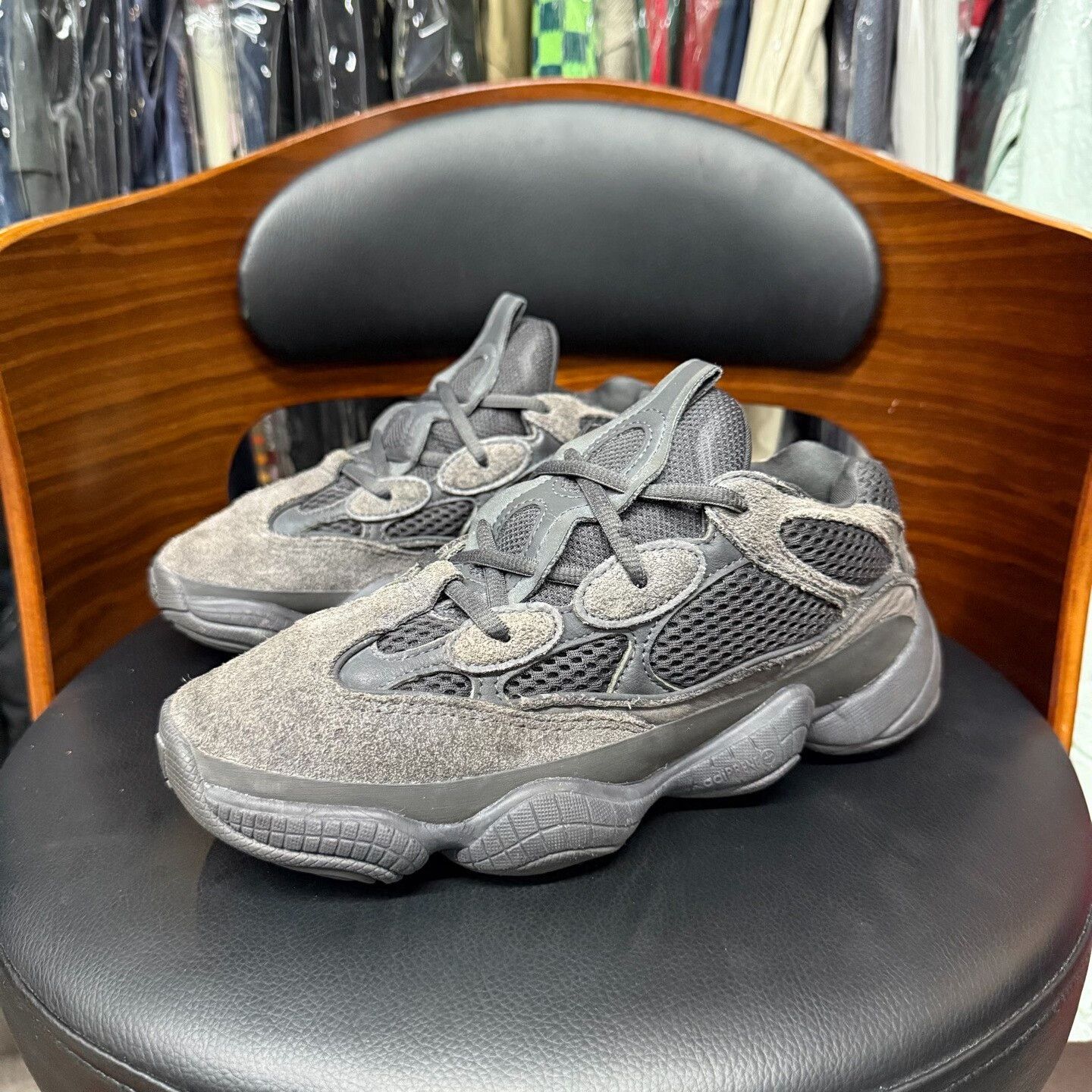 Adidas Adidas YEEZY500 Black Lowtop Sneakers 6.5 Men Size US 6.5 / EU 39-40 - 1 Thumbnail