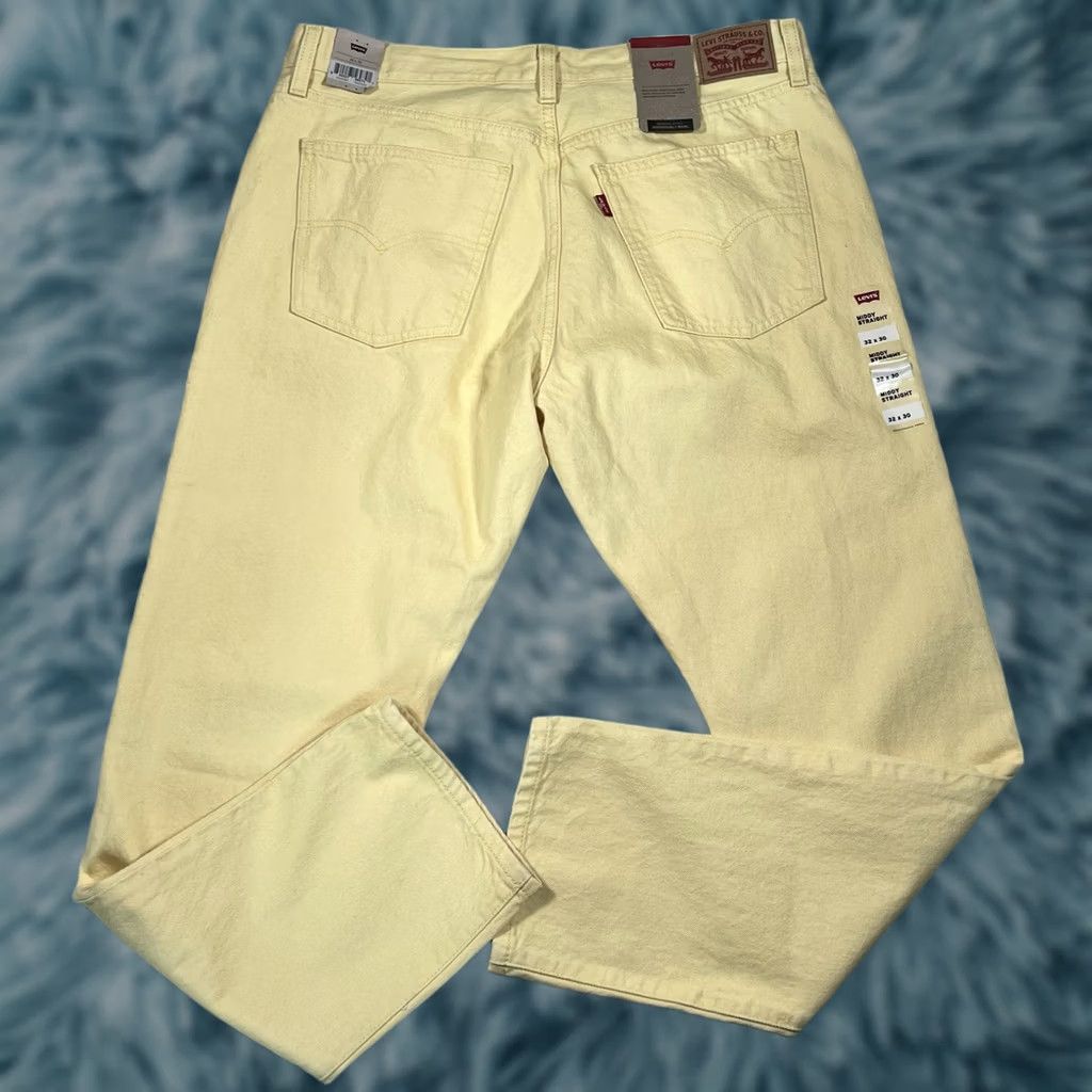 Levi's Levi’s Jeans Yellow Size 29x30 Womens Straight Denim Middy Mid Rise New With Tag Size 29" - 1 Thumbnail