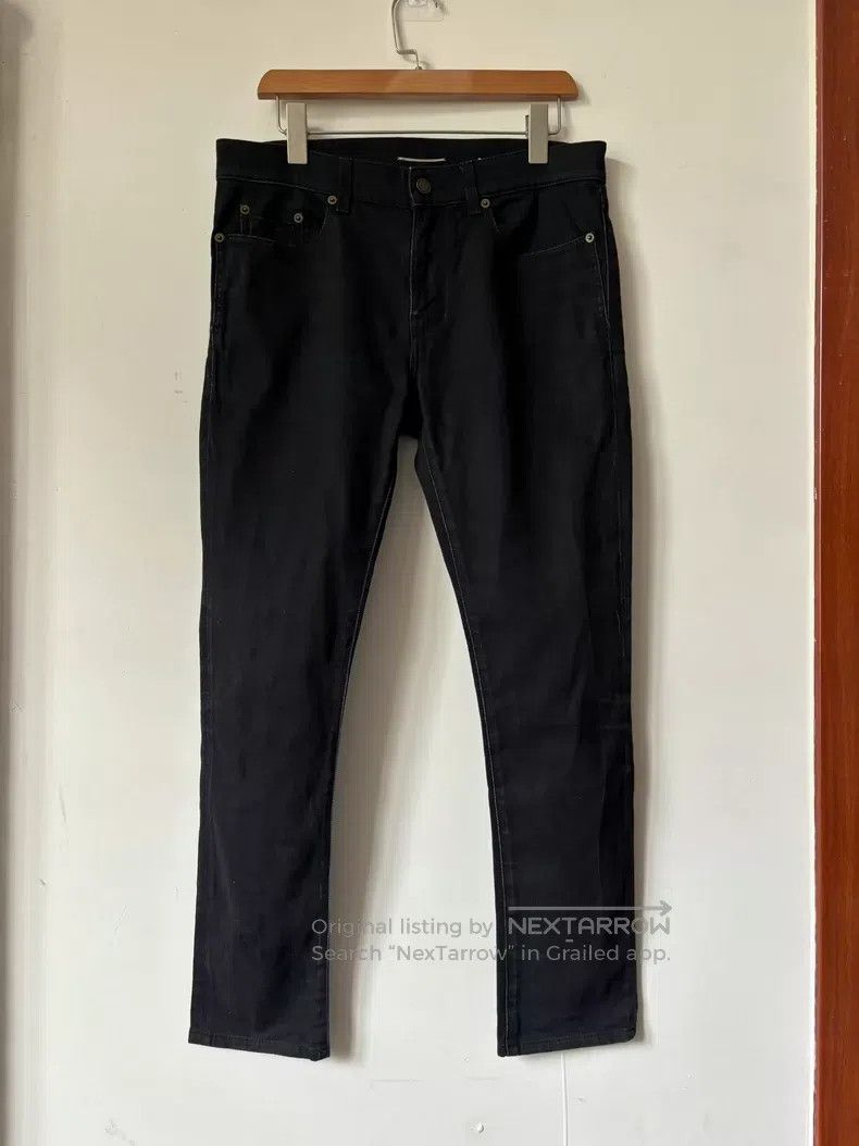 Saint Laurent Paris Saint Laurent Paris Slim Fit Jeans Black Size US 31 - 1 Thumbnail