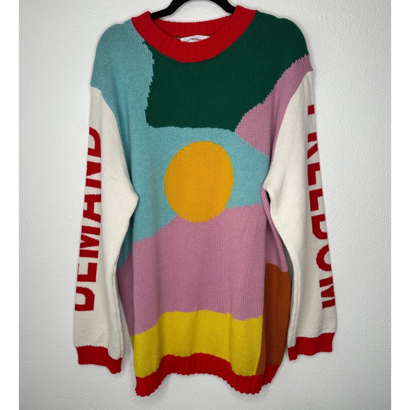 Walter Van Beirendonck Walter Van Beirendonck Demand Freedom Fine Wool Sweater L Size US L / EU 52-54 / 3 - 1 Thumbnail