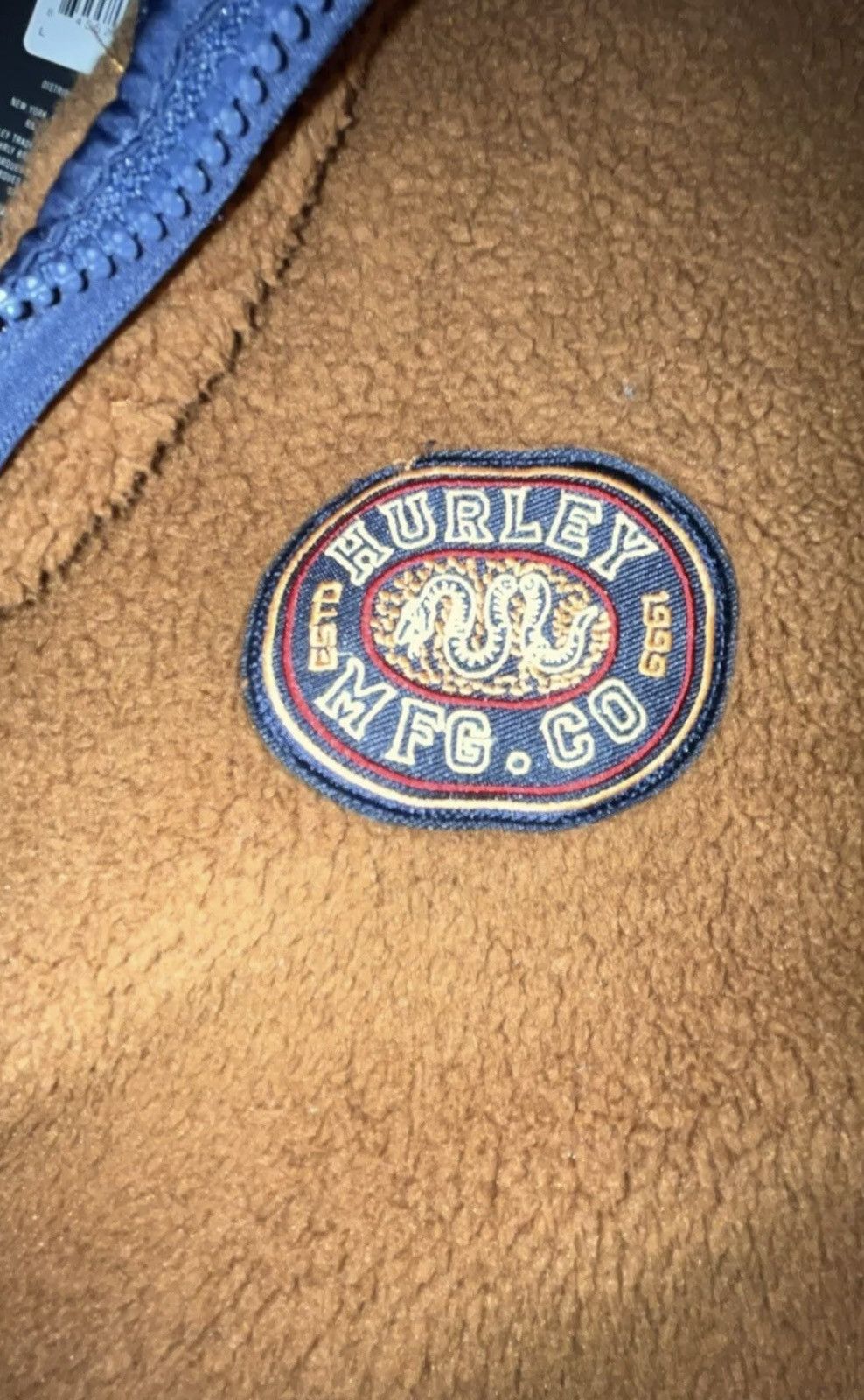 Designer × Hurley Hurley cozy Quarter zip fleece Sz Large New with tags Size US L / EU 52-54 / 3 - 3 Thumbnail