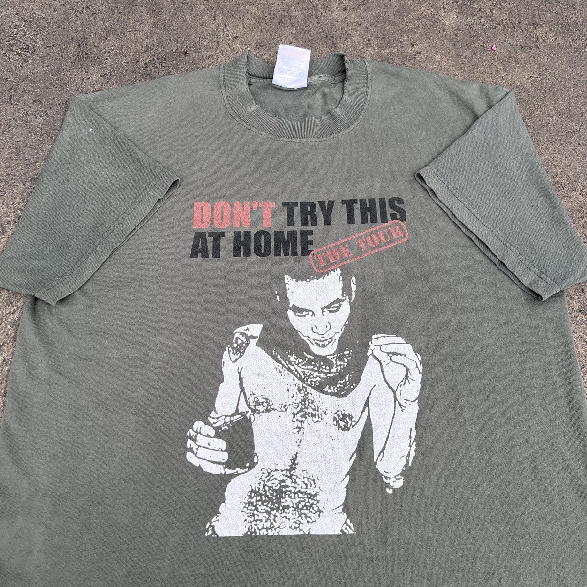 Vintage Vintage Y2K Steve O Jackass MTV Promo Tee Faded Thrashed Size US M / EU 48-50 / 2 - 3 Thumbnail