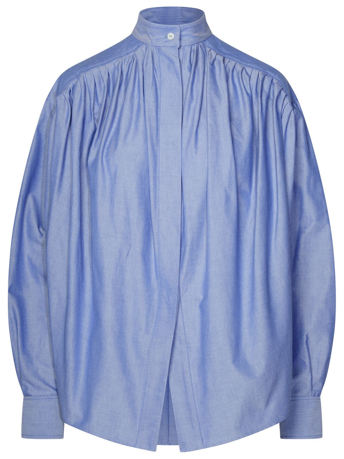 image of Etro Light Blue Cotton Shirt, Women's (Size Small)