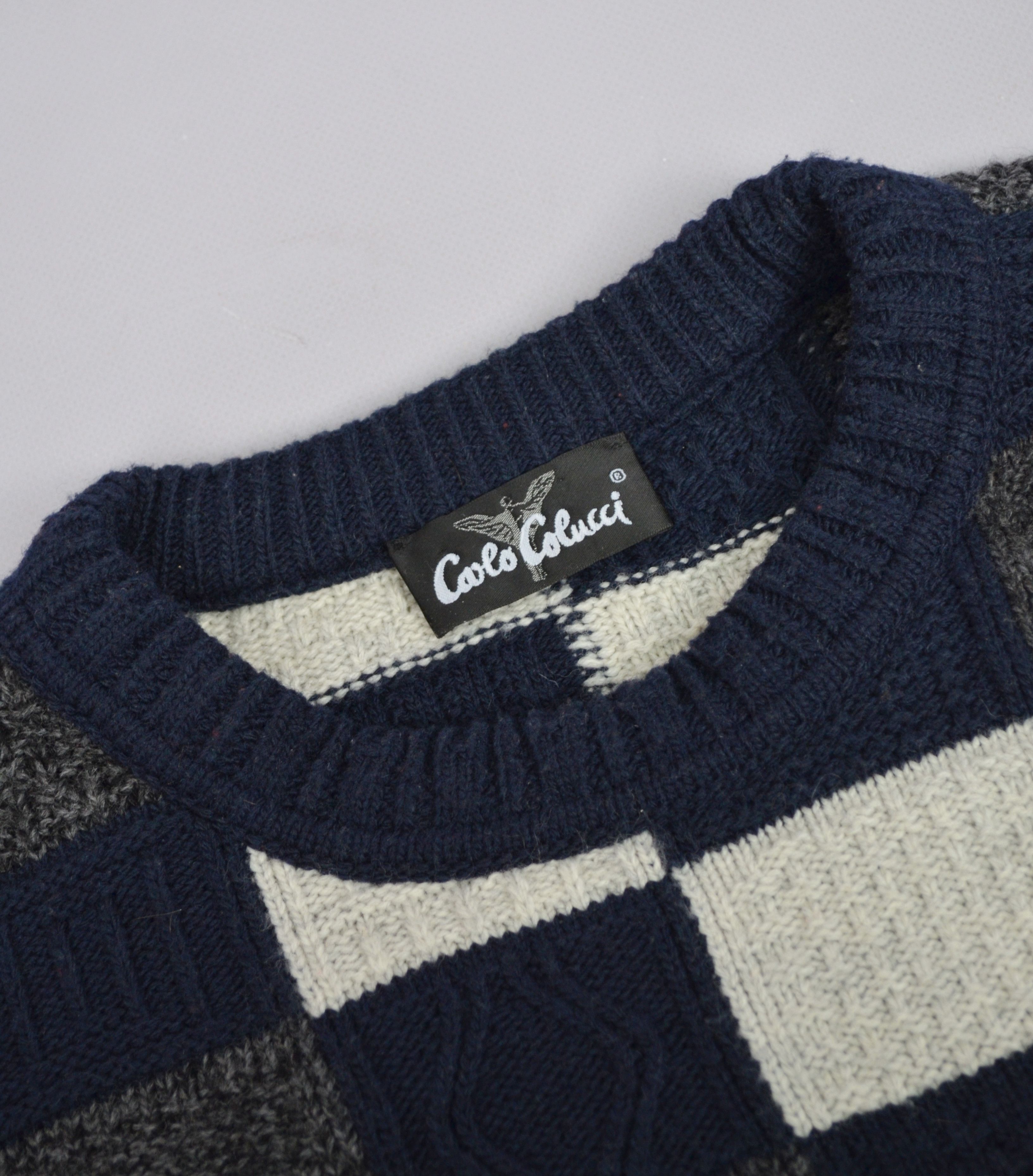 Carlo Colucci × Designer × Vintage Carlo Colucci Wool Blend Geometric Print Size 50 P2P 23" Size US L / EU 52-54 / 3 - 10 Thumbnail