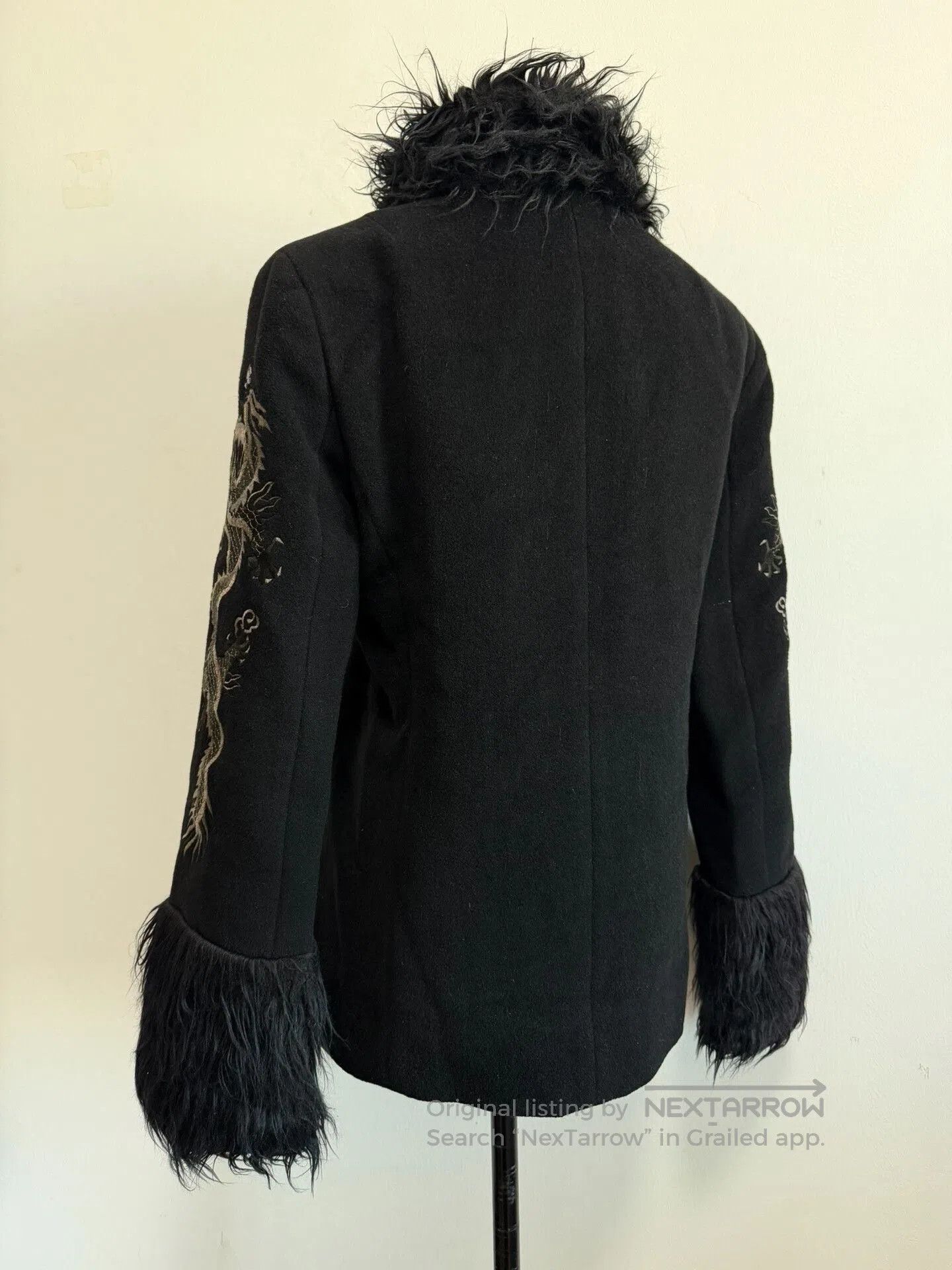 Vivienne Tam Vivienne Tam Dragon Embroidery Fur Collar Top. Size M / US 6-8 / IT 42-44 - 5 Thumbnail
