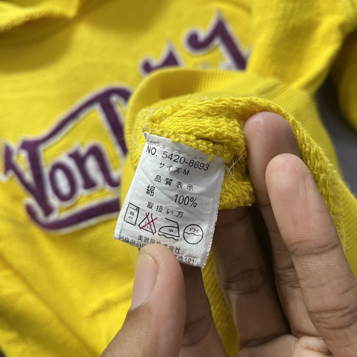 Von Dutch Vintage Von Dutch Yellow Skull Patch Hoodie Size US S / EU 44-46 / 1 - 9 Thumbnail