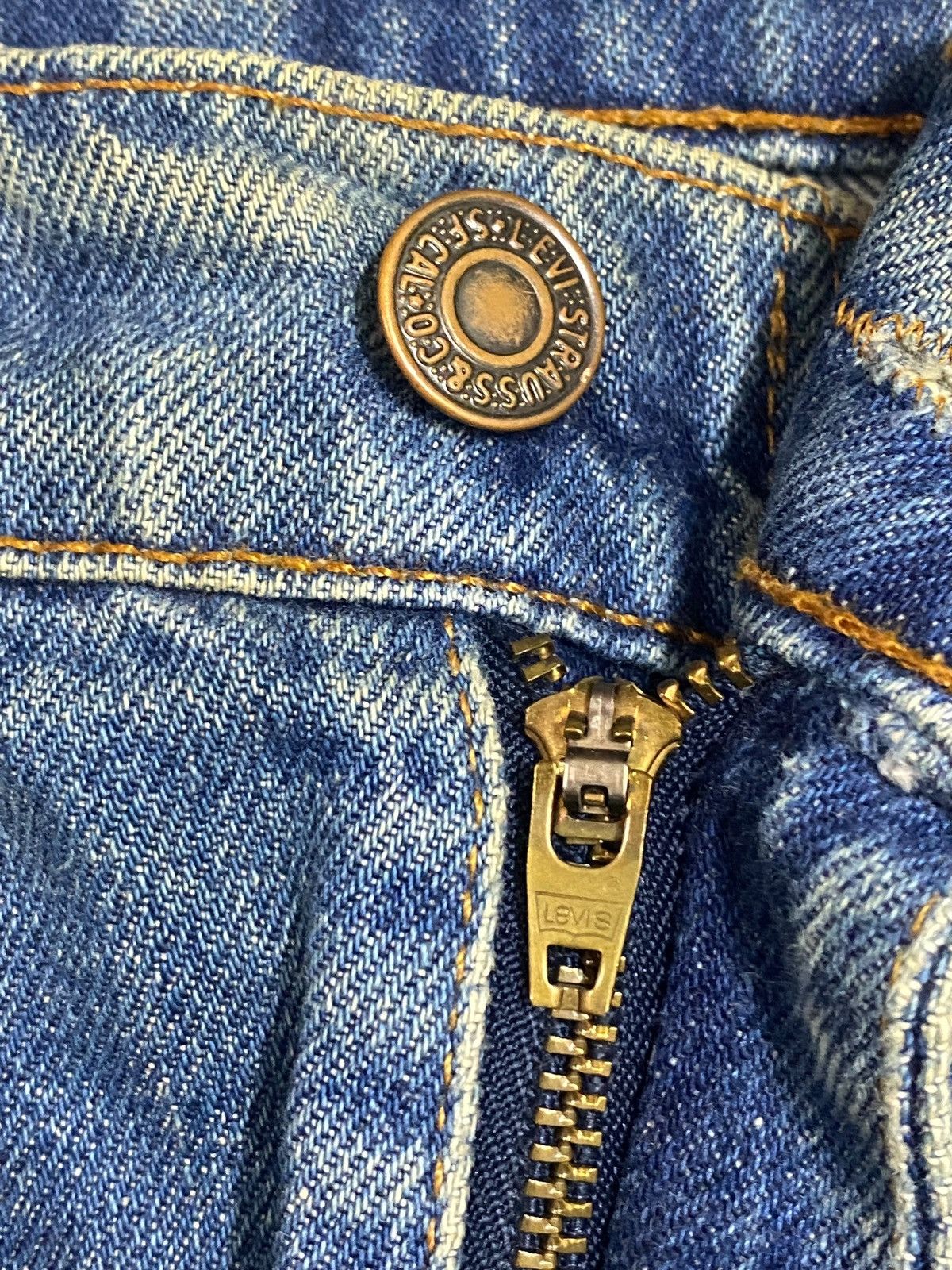 Levi's Vintage Clothing Vintage Levis 510 90s Button 501 Mudwash Slim Jeans Size US 30 / EU 46 - 7 Thumbnail