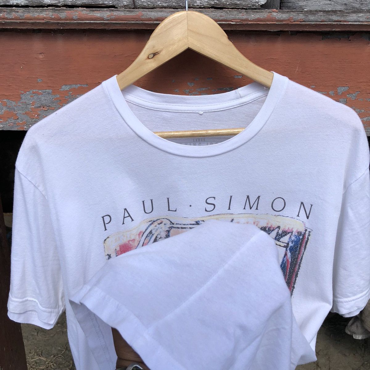 Band Tees Vintage y2k Art Paul Simon Graceland Tshirt Size US L / EU 52-54 / 3 - 5 Thumbnail